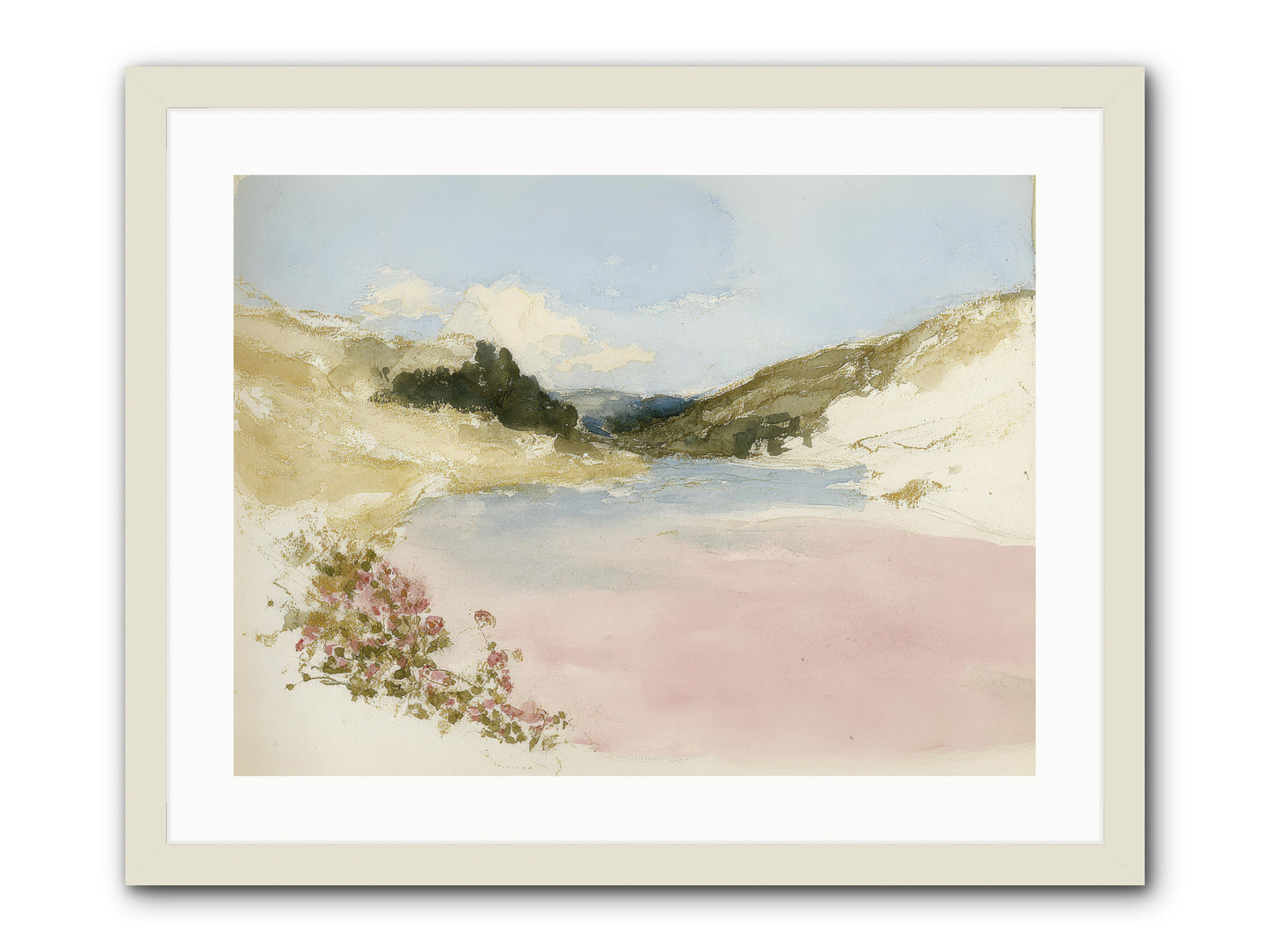The Golden Hour -- Framed Print - White 24x18