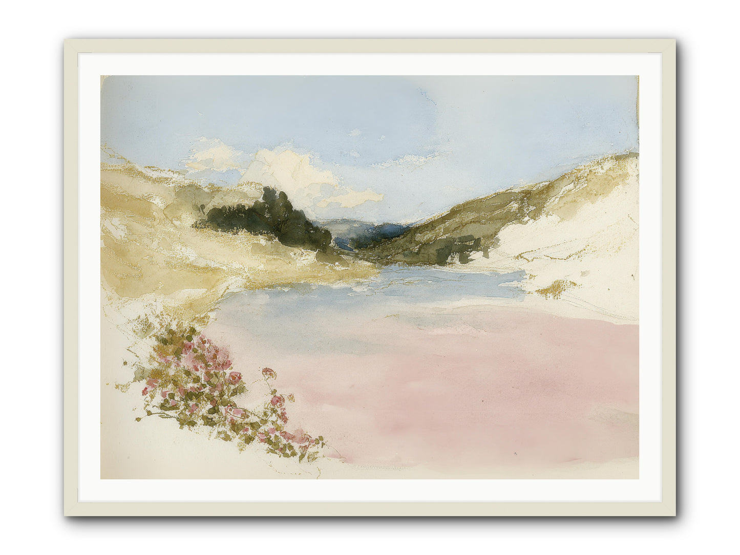 The Golden Hour -- Framed Print - White 48x36