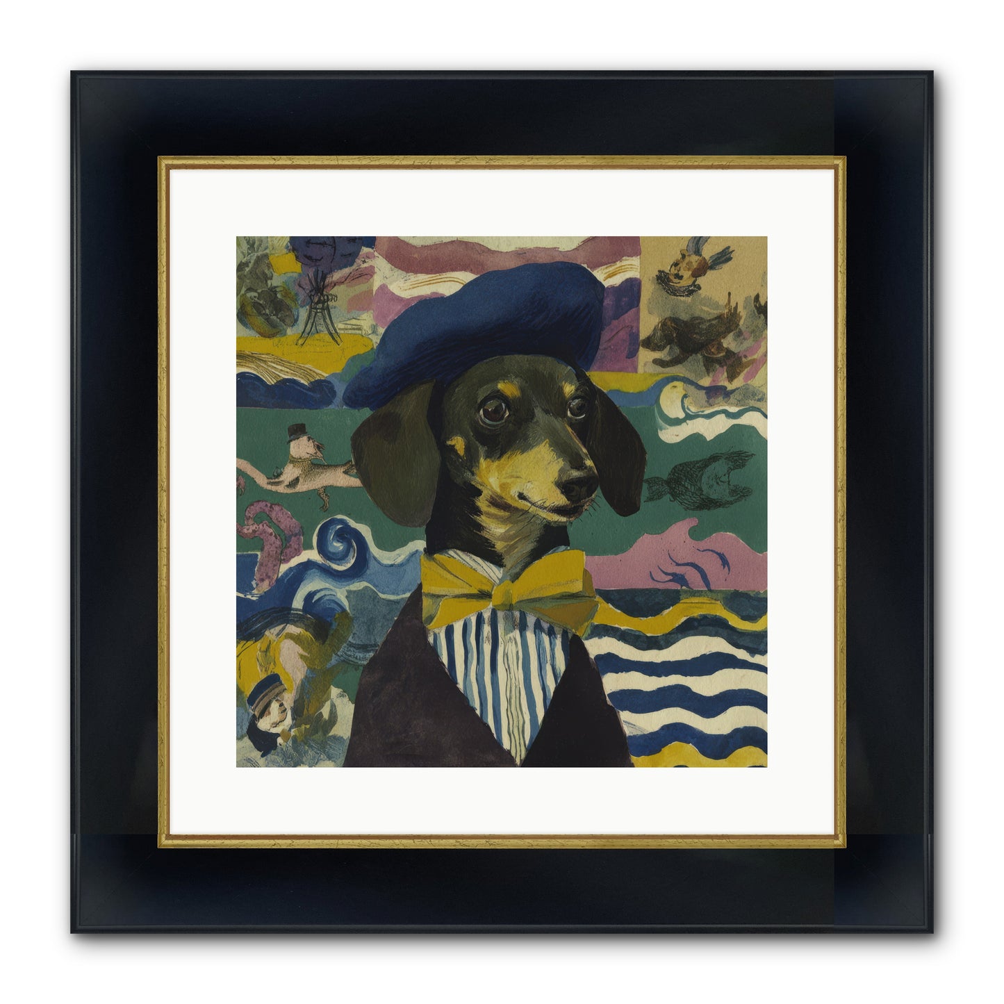 The Good Life Assumed — The-Good-Life-Assumed-16x16-Framed-Print-Wide-Black-w-Gold.jpg