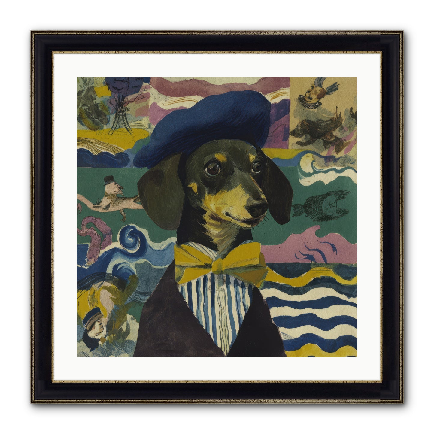 The Good Life Assumed — The-Good-Life-Assumed-24x24-Framed-Print-Black-Gold.jpg