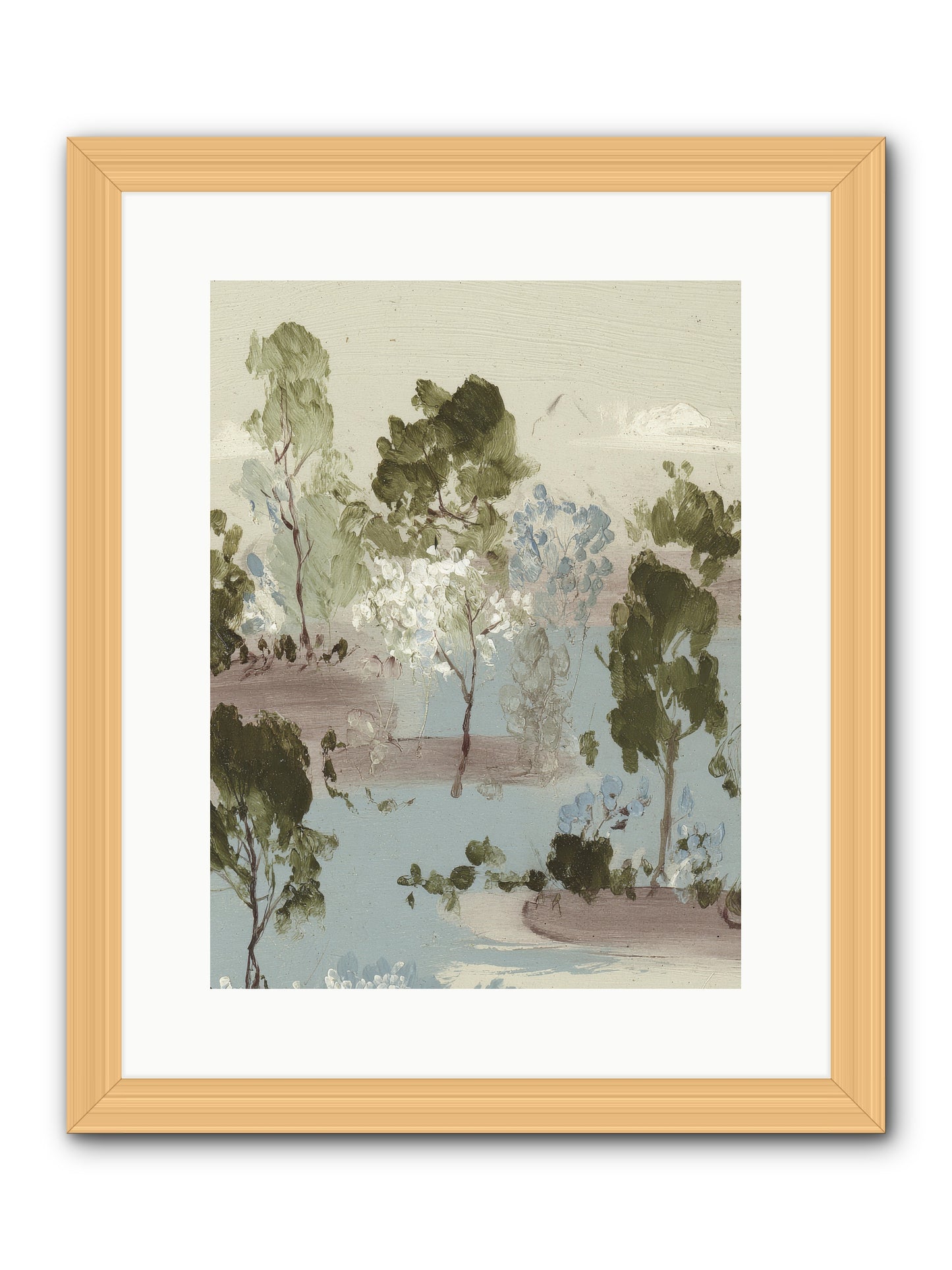 The Gooseberry Hour -- Framed Print - Natural 12x16