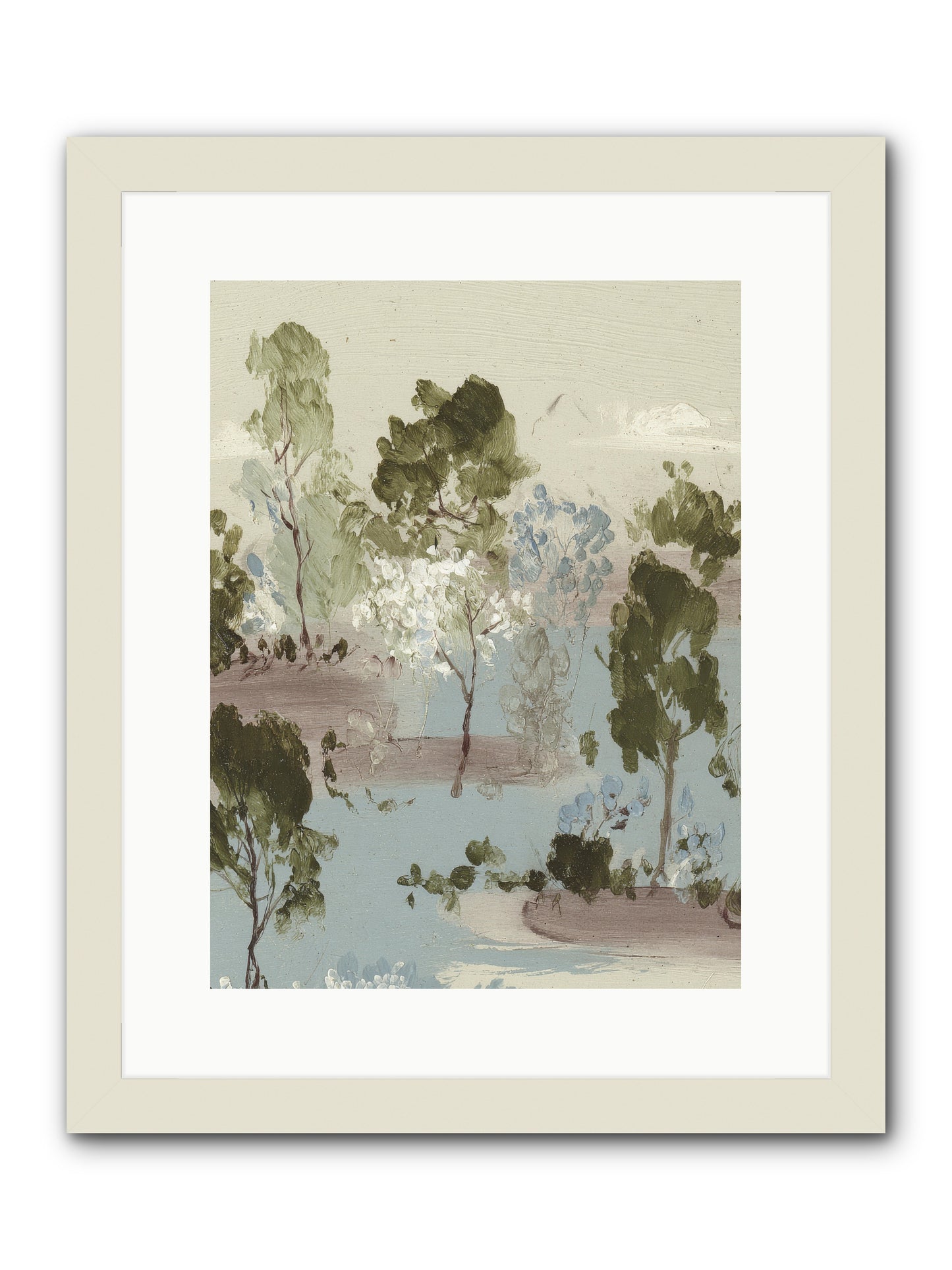 The Gooseberry Hour -- Framed Print - White 12x16