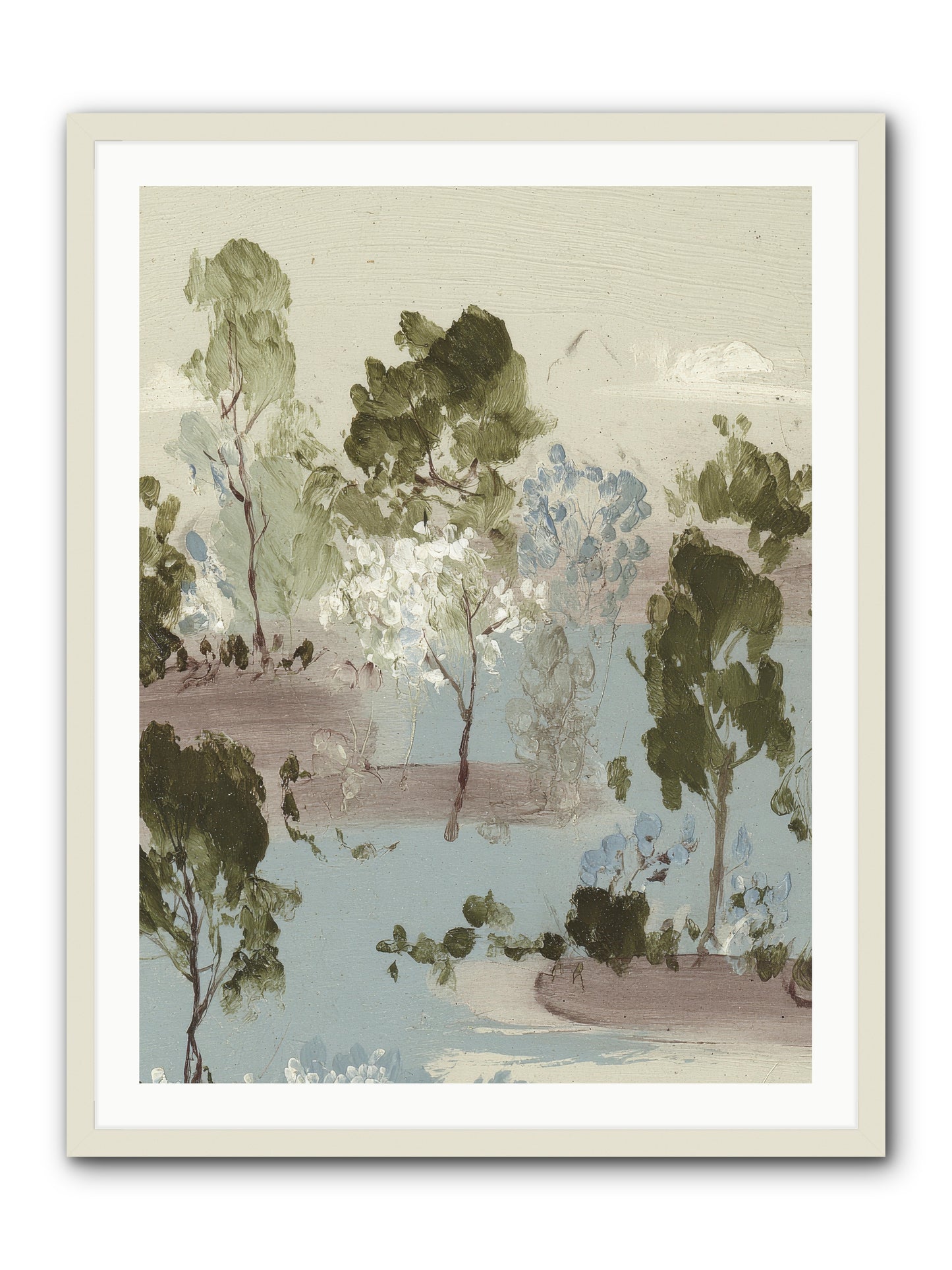 The Gooseberry Hour -- Framed Print - White 30x40