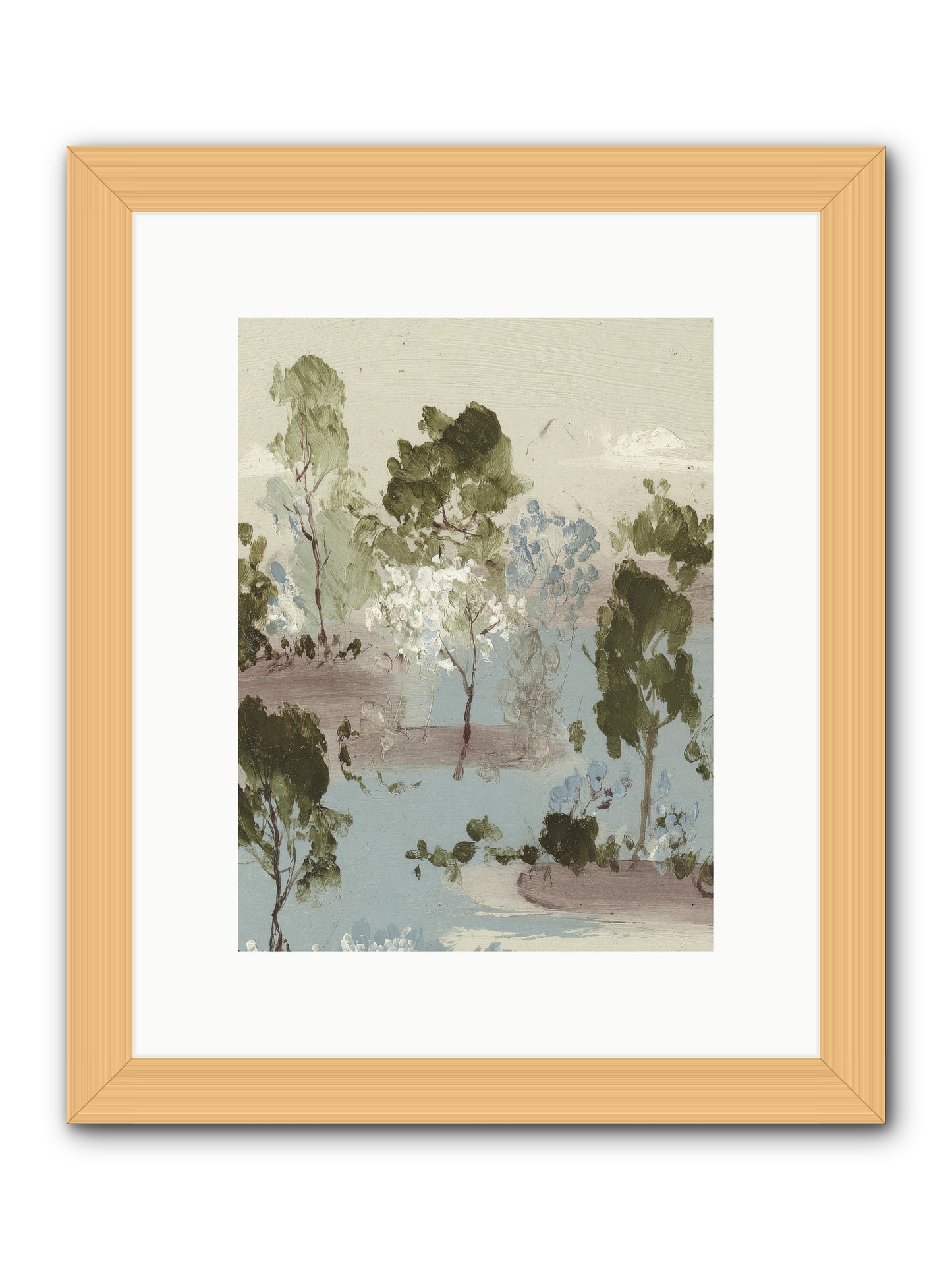 The Gooseberry Hour -- Framed Print - Natural 9x12