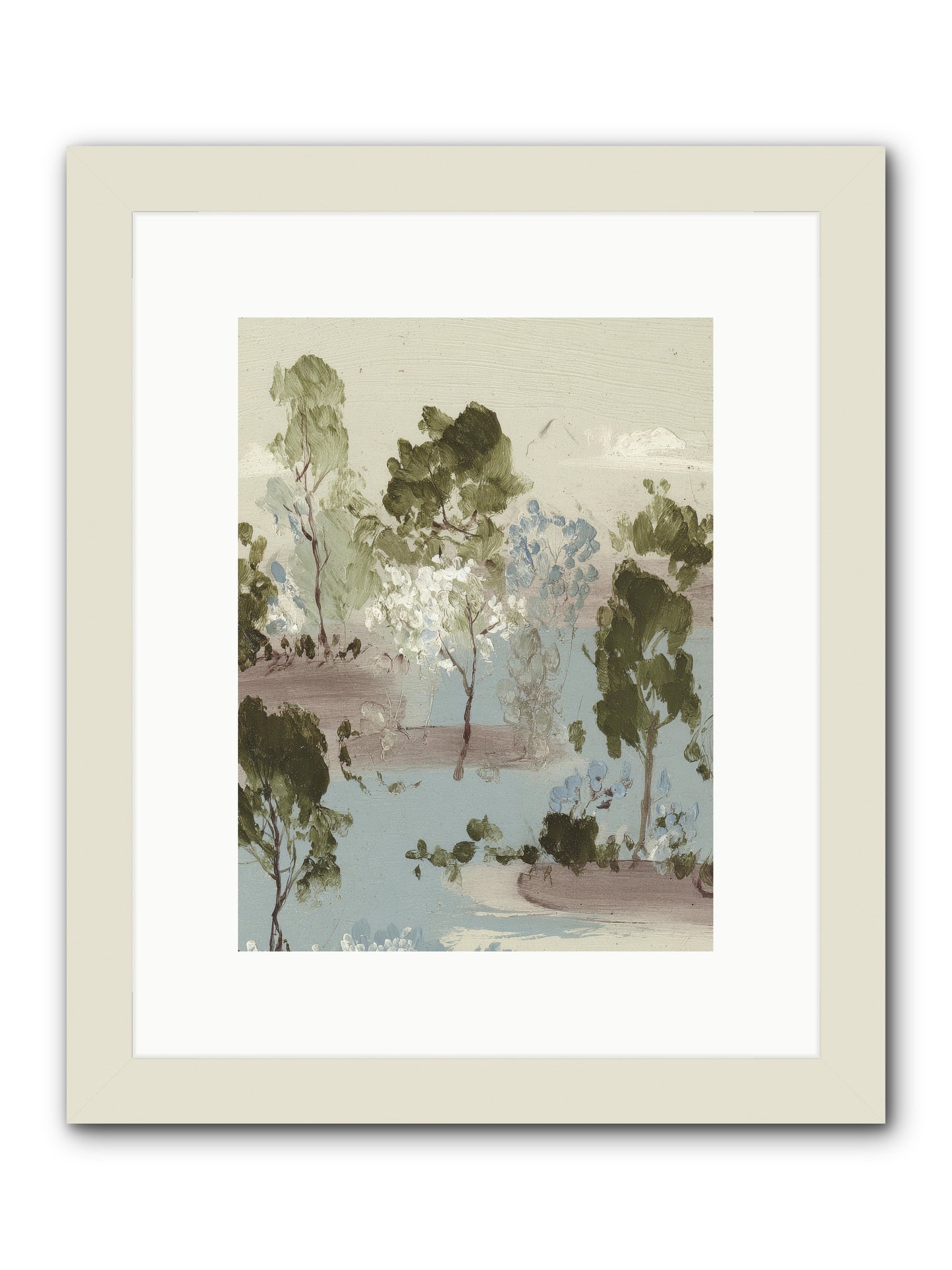 The Gooseberry Hour -- Framed Print - White 9x12