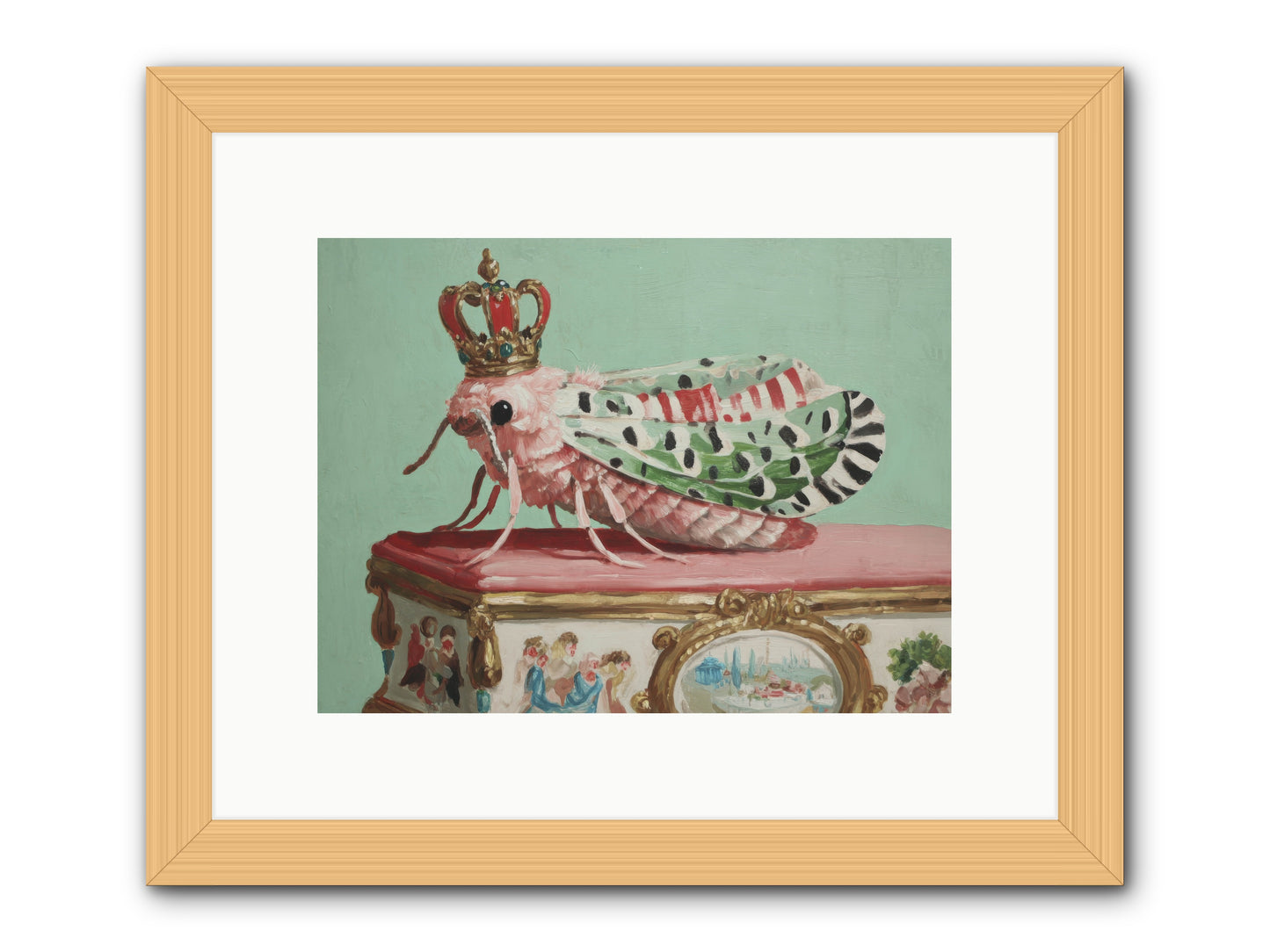 The Gossamer Assembly -- Framed Print - Natural 12x9