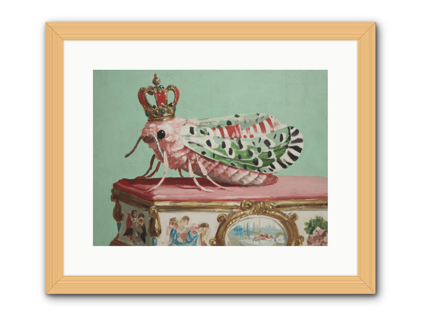 The Gossamer Assembly -- Framed Print - Natural 16x12