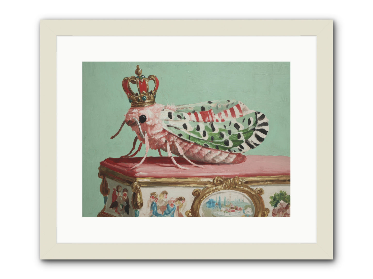 The Gossamer Assembly -- Framed Print - White 16x12
