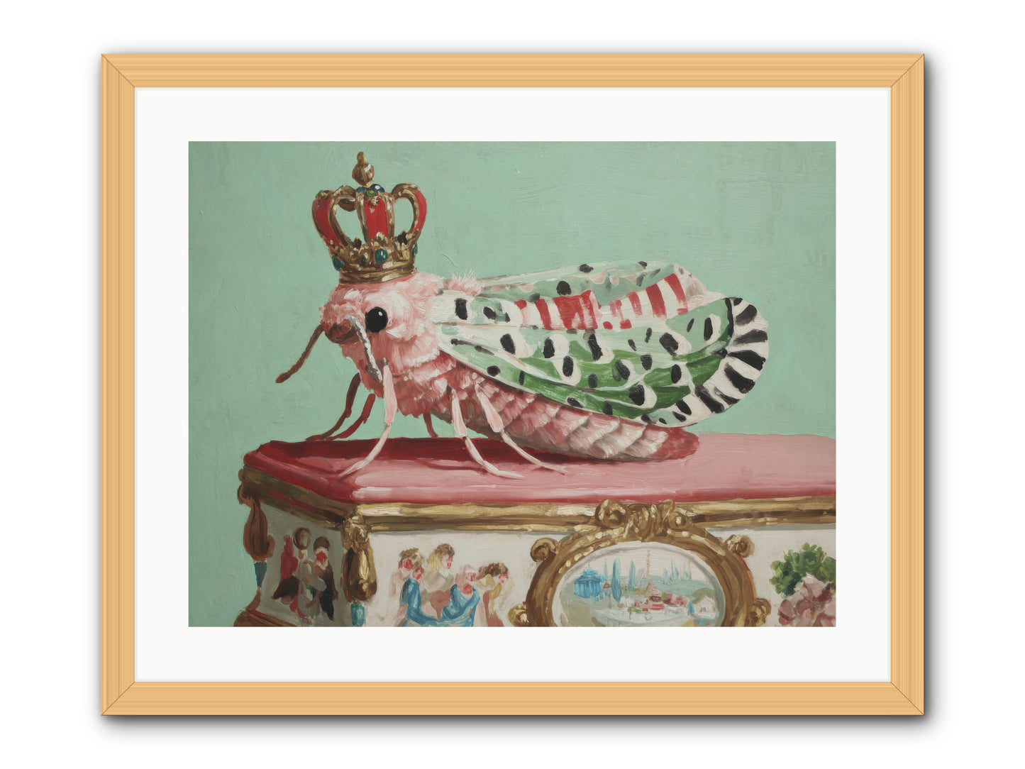 The Gossamer Assembly -- Framed Print - Natural 24x18