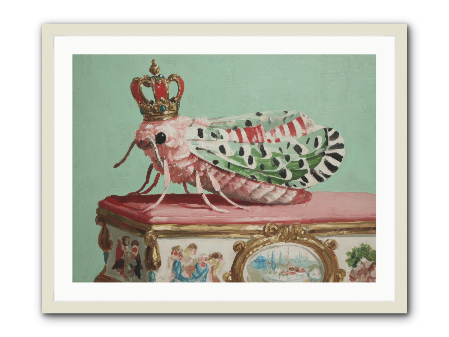 The Gossamer Assembly -- Framed Print - White 32x24
