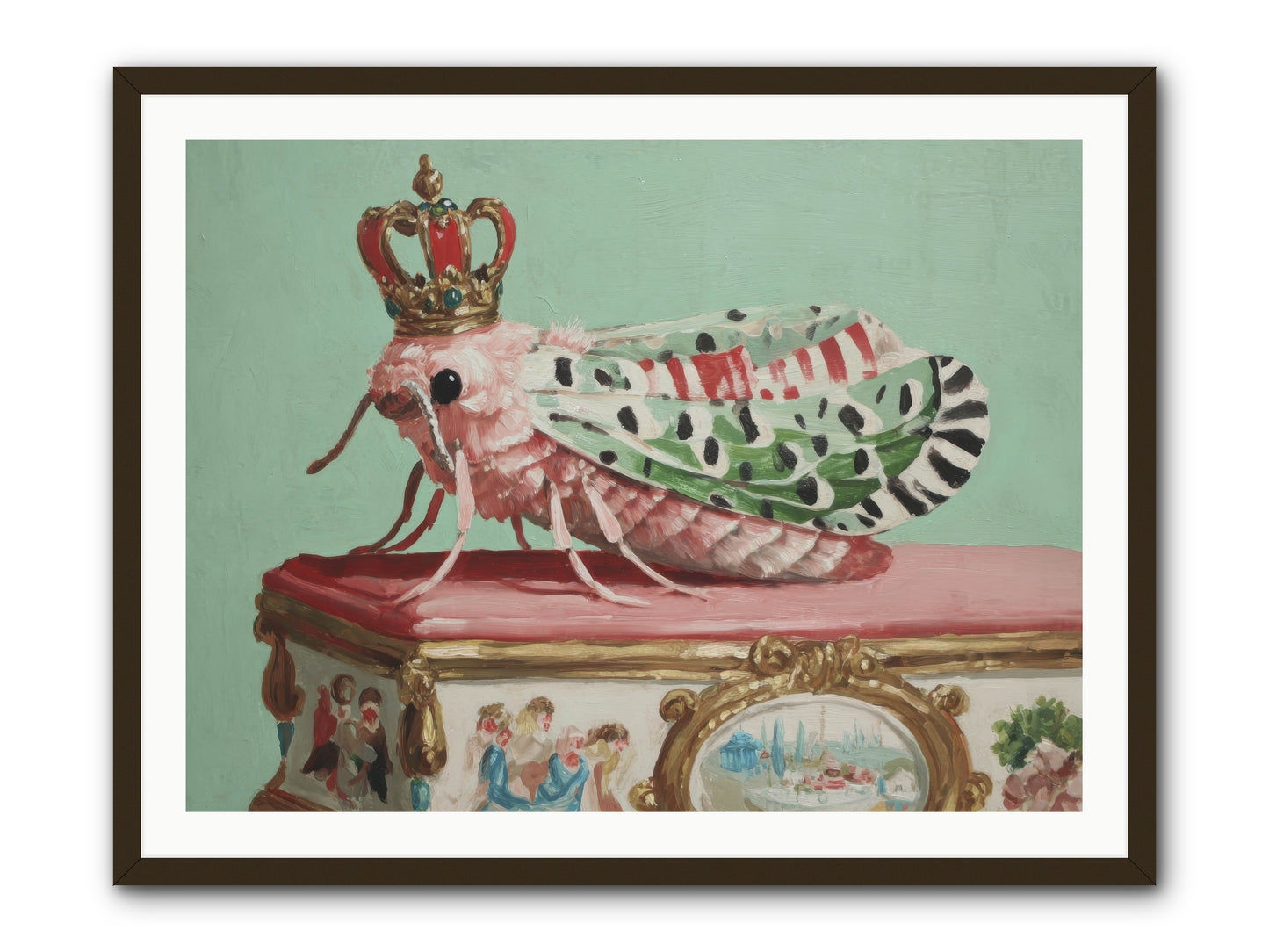 The Gossamer Assembly -- Framed Print - Black 40x30