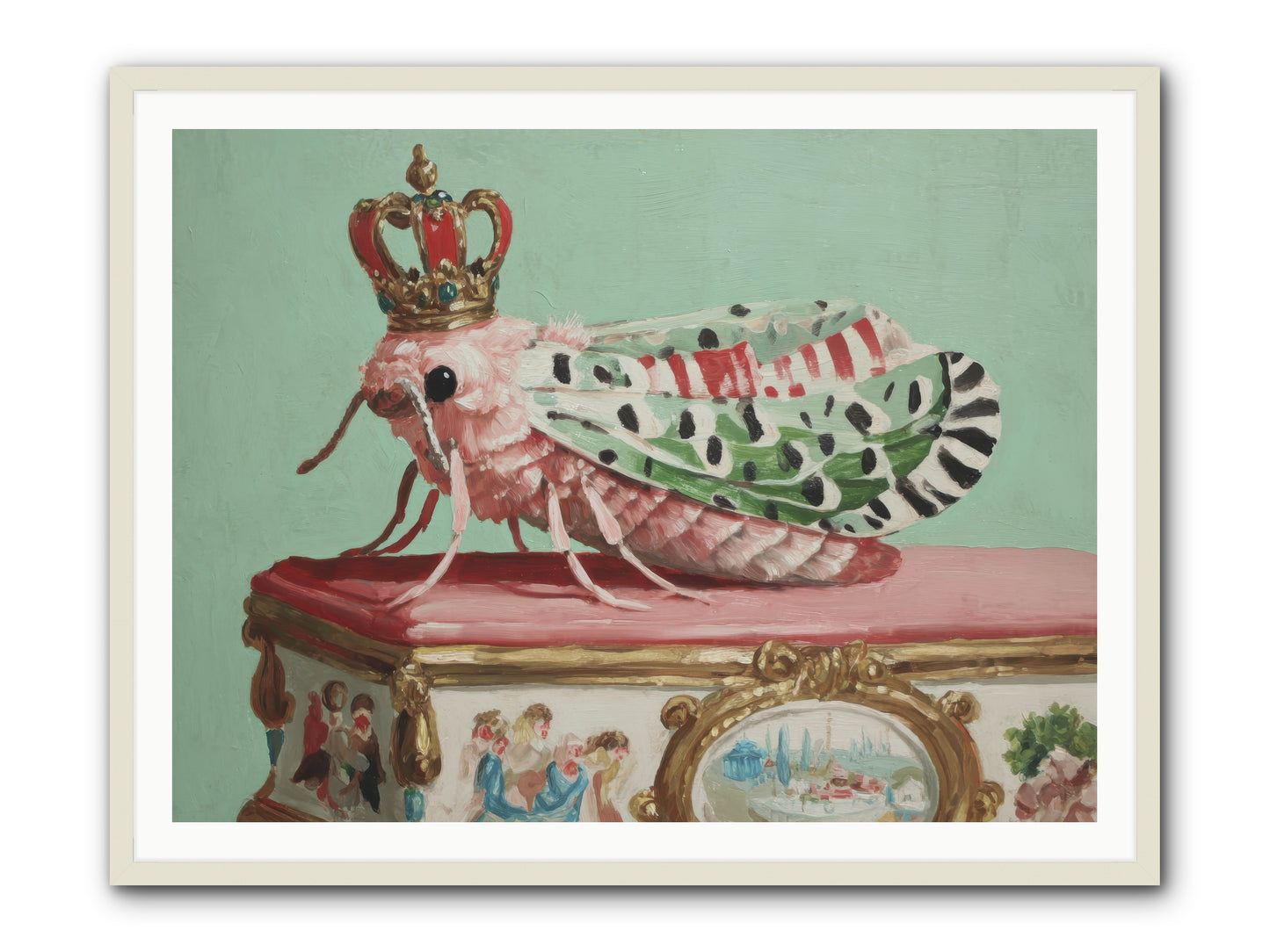 The Gossamer Assembly -- Framed Print - White 48x36