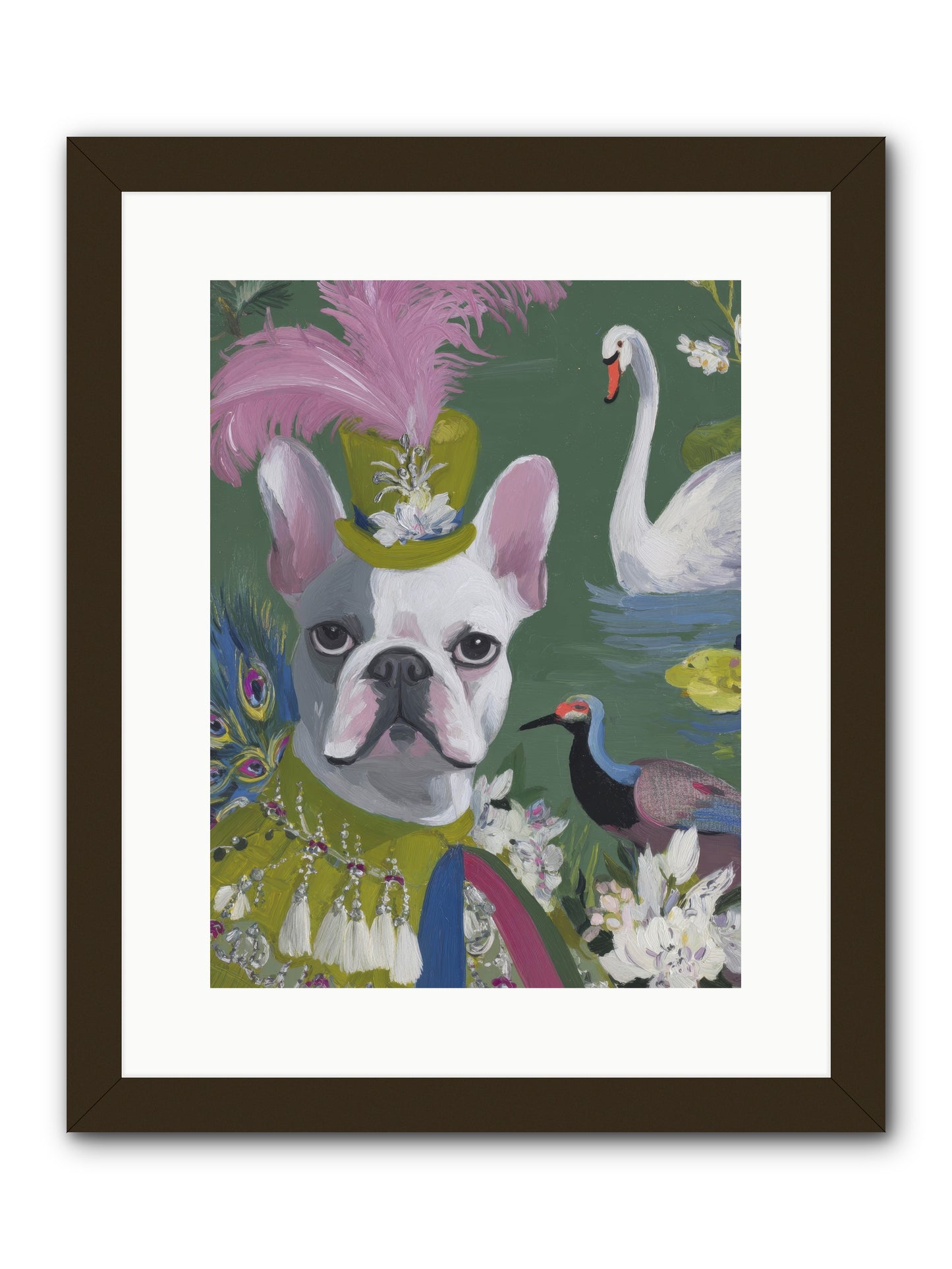 The Guardian of Giggles -- Framed Print - Black 12x16