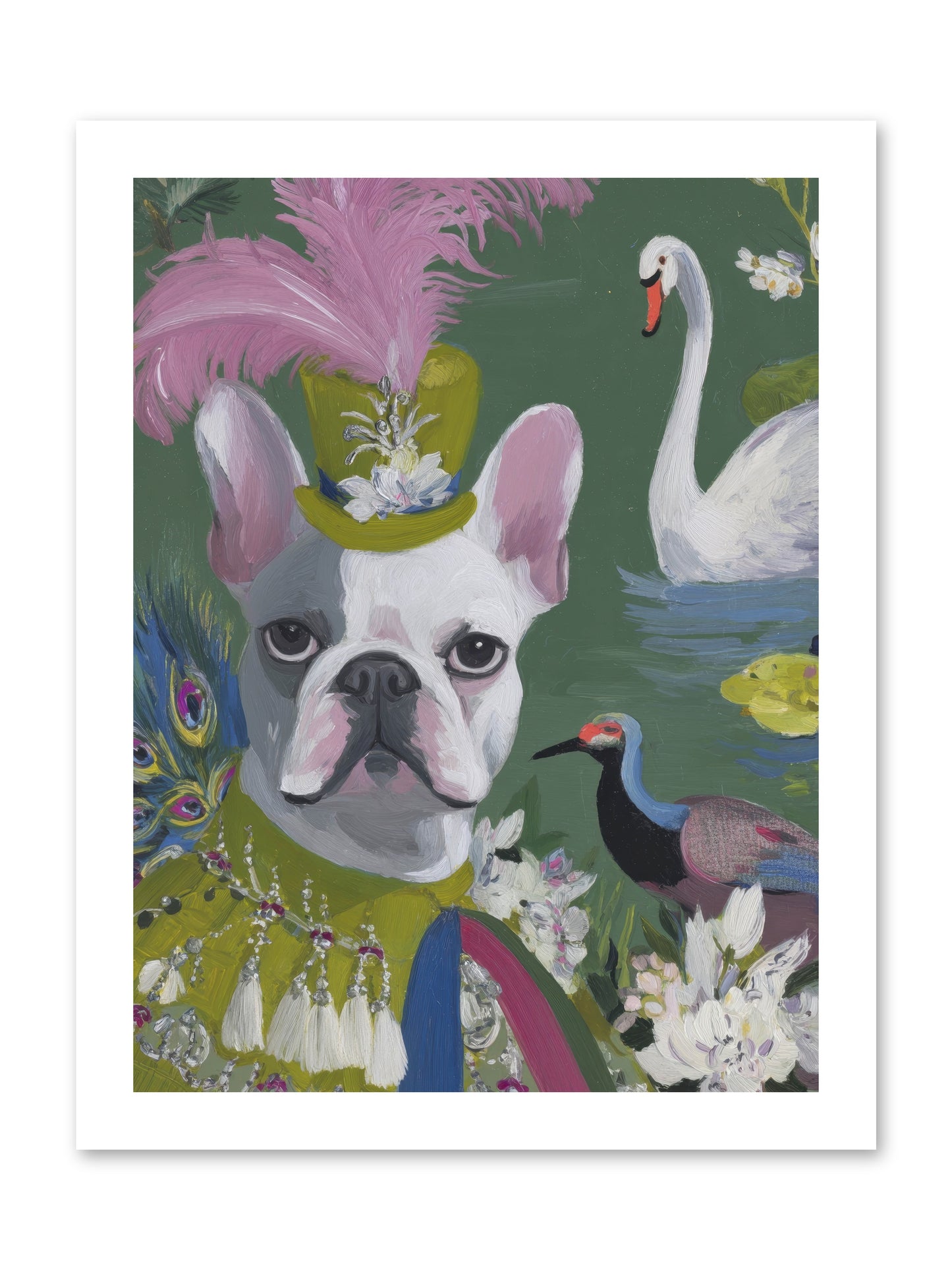 The Guardian of Giggles -- Loose Canvas Print 12x16