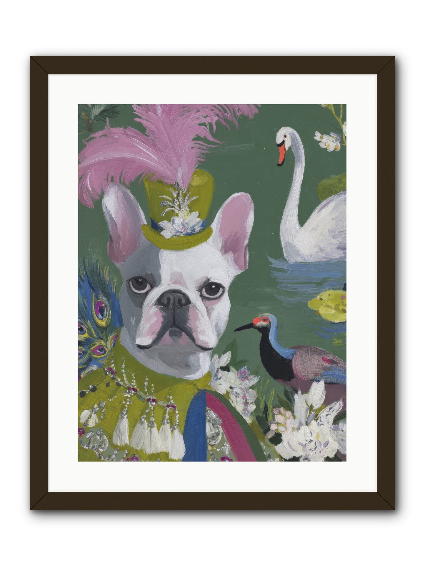 The Guardian of Giggles -- Framed Print - Black 18x24