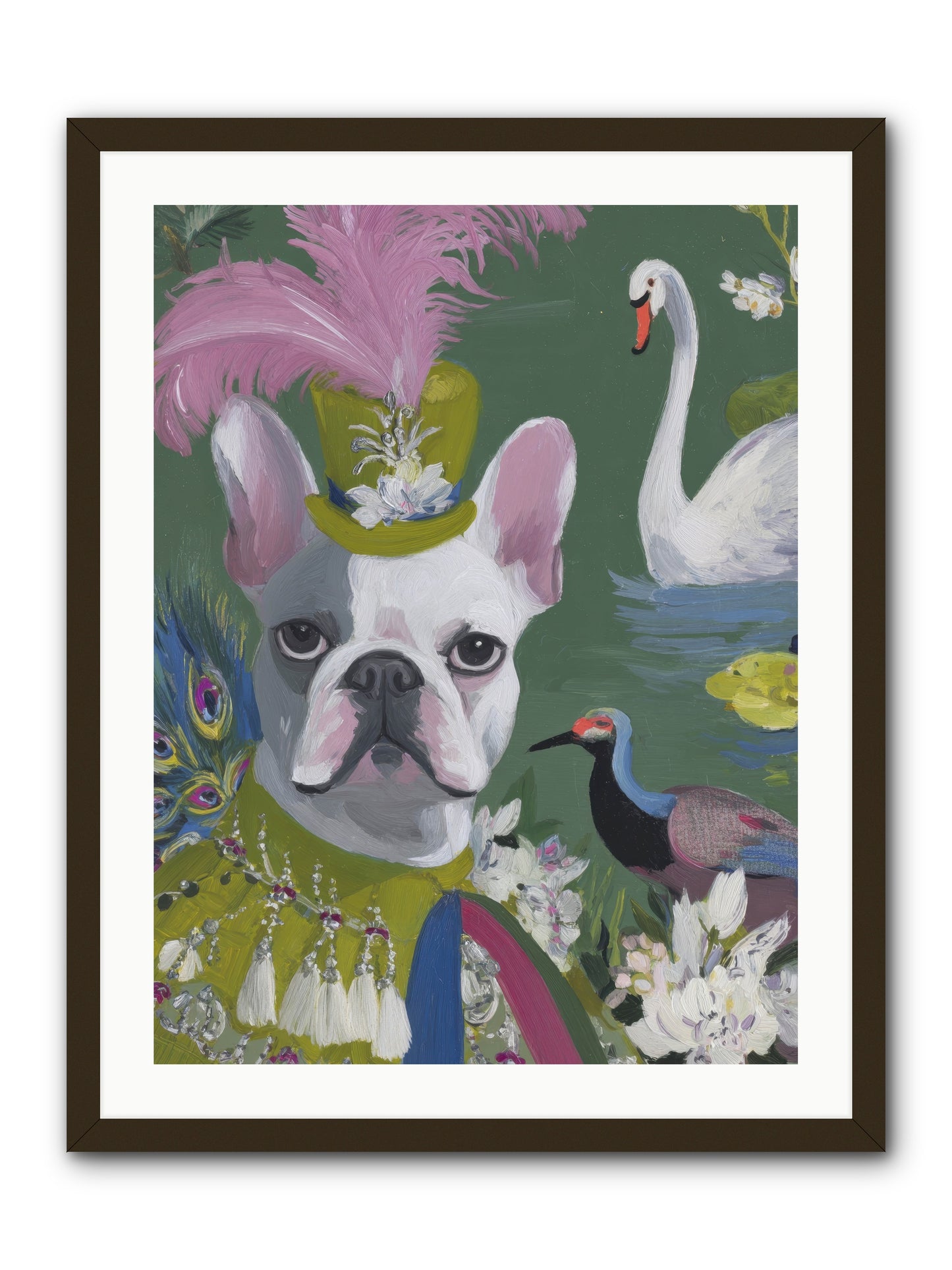 The Guardian of Giggles -- Framed Print - Black 24x32