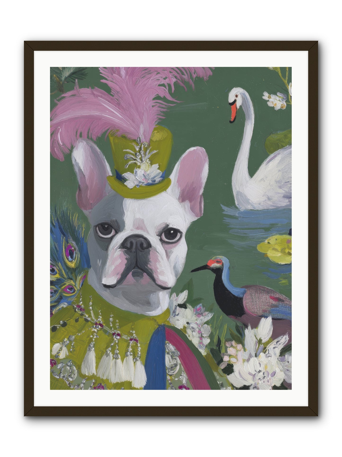 The Guardian of Giggles -- Framed Print - Black 30x40