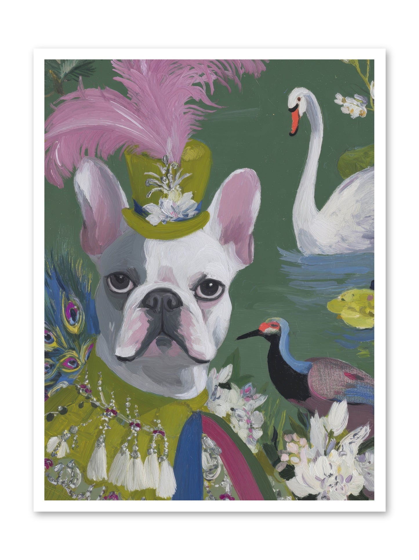 The Guardian of Giggles -- Loose Canvas Print 30x40