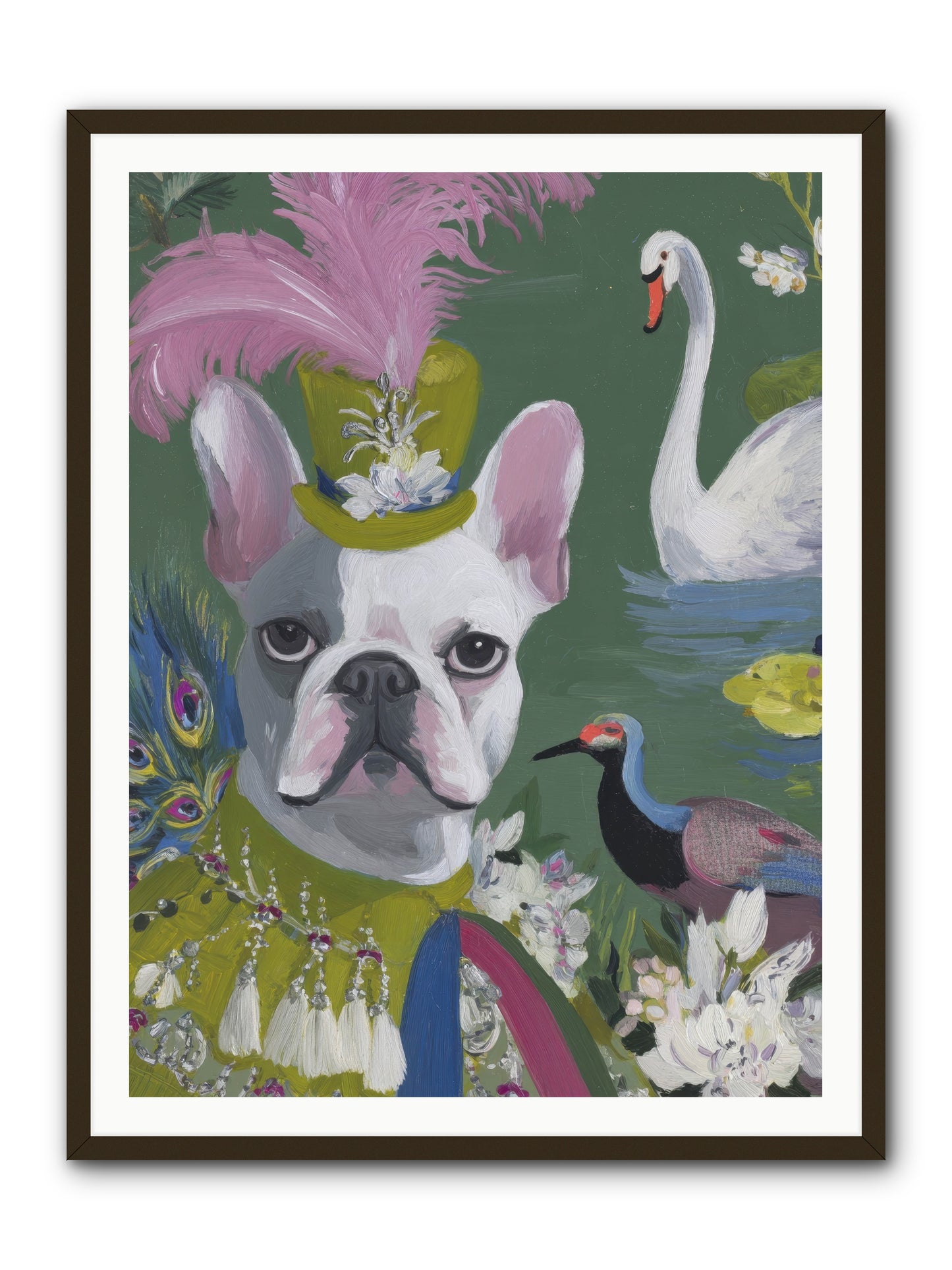 The Guardian of Giggles -- Framed Print - Black 36x48