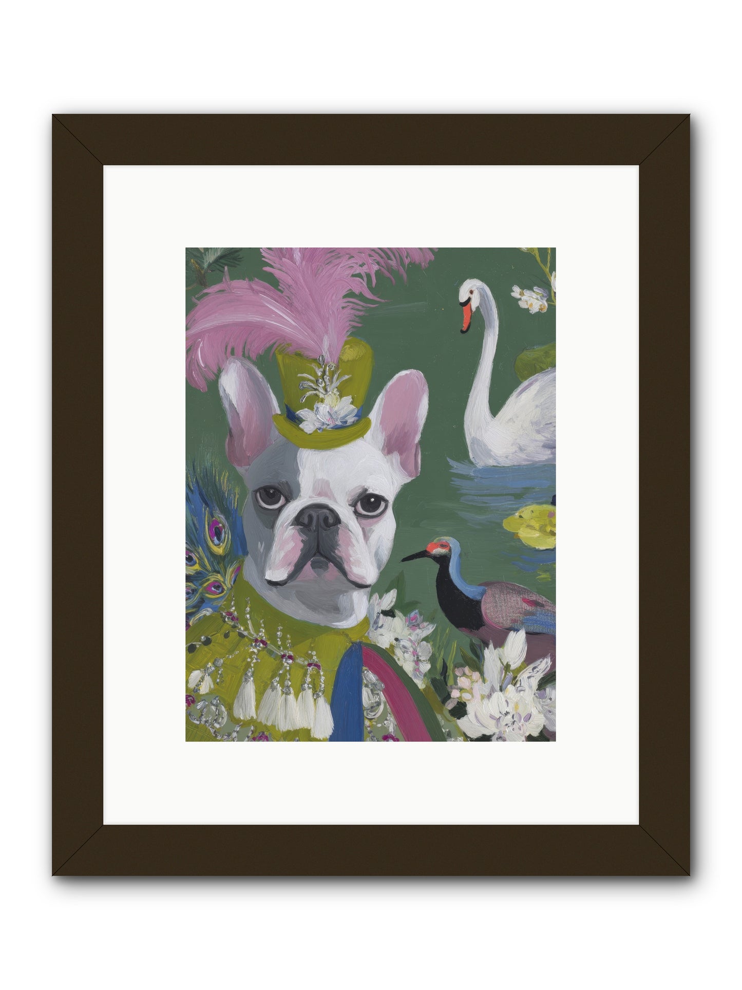 The Guardian of Giggles -- Framed Print - Black 9x12