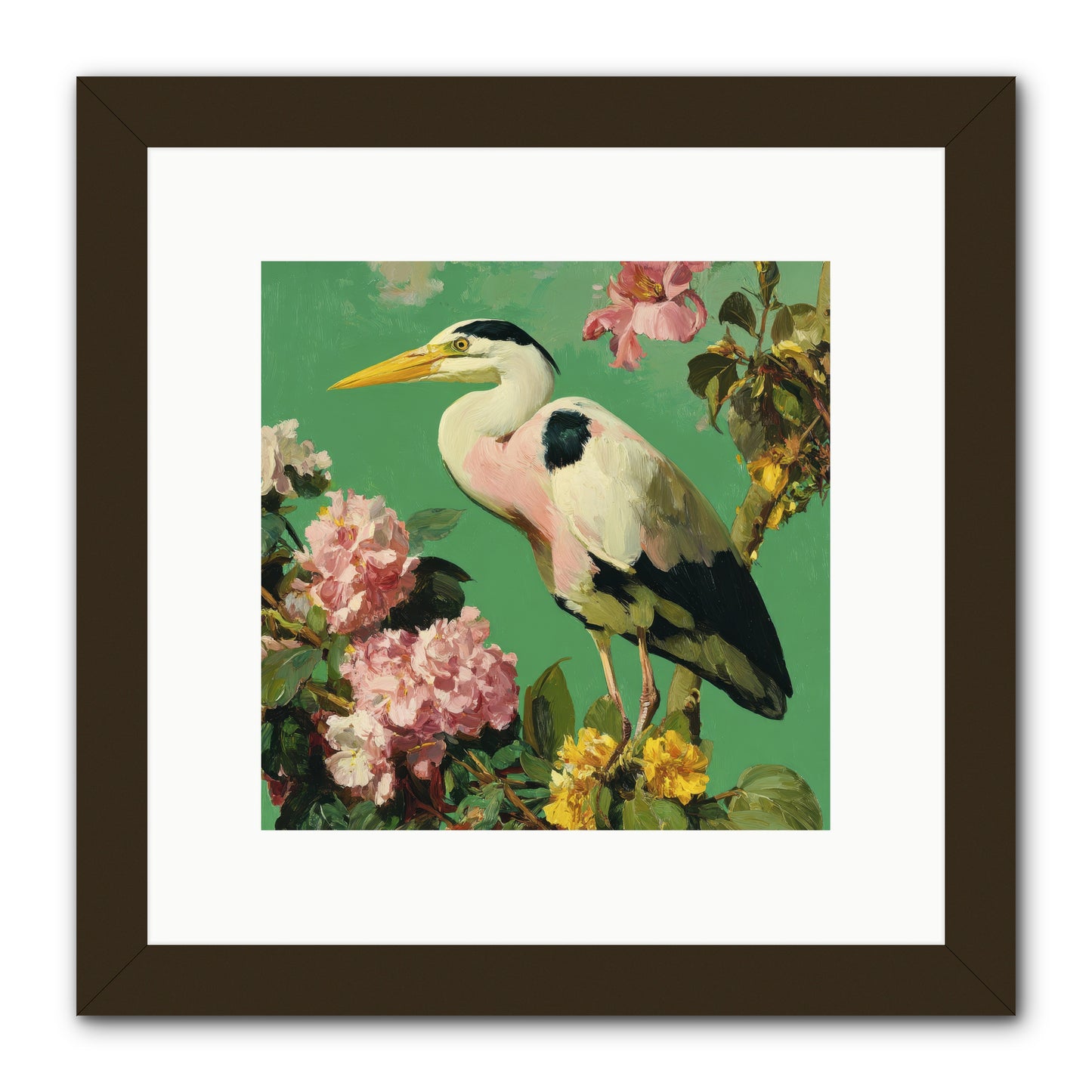 The Guest Who Never Left -- Framed Print - Black 10x10