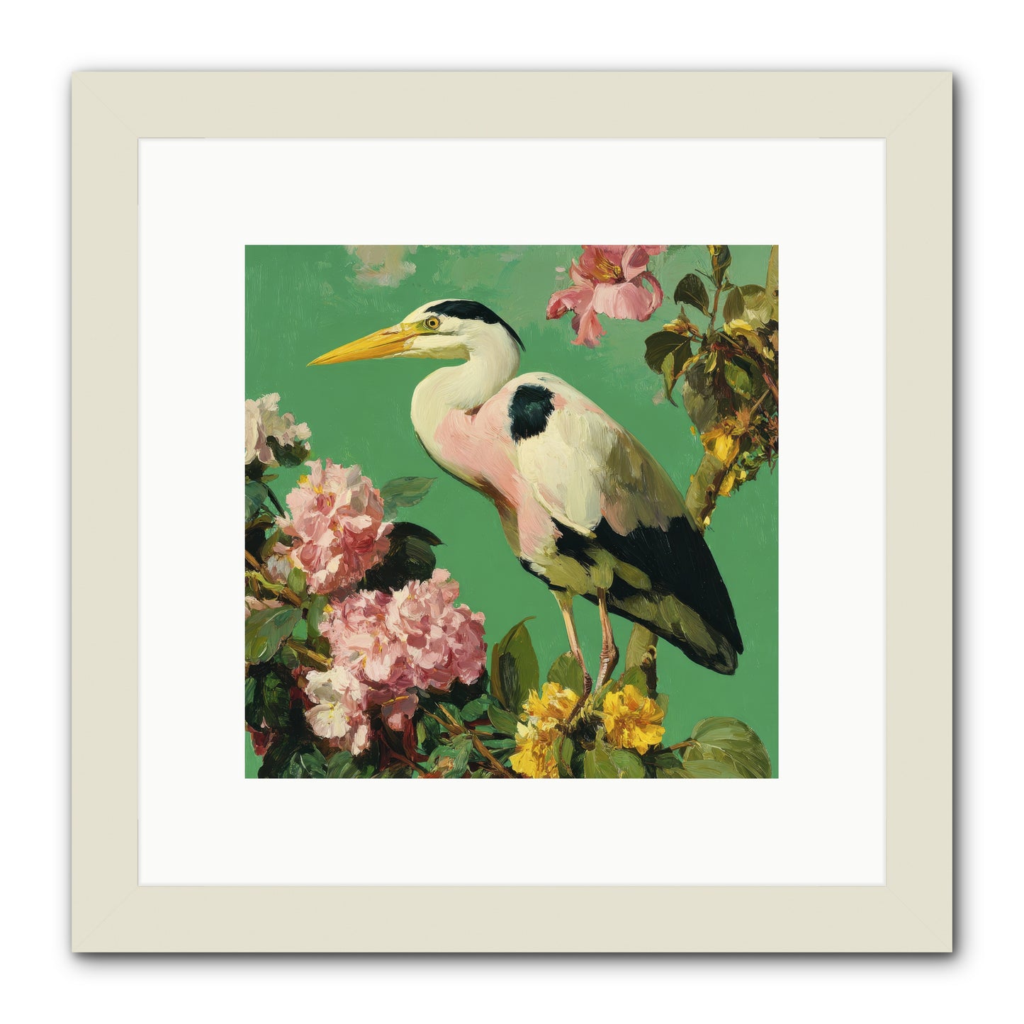 The Guest Who Never Left -- Framed Print - White 10x10