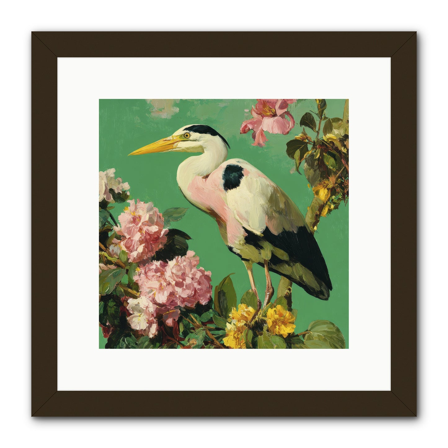 The Guest Who Never Left -- Framed Print - Black 12x12