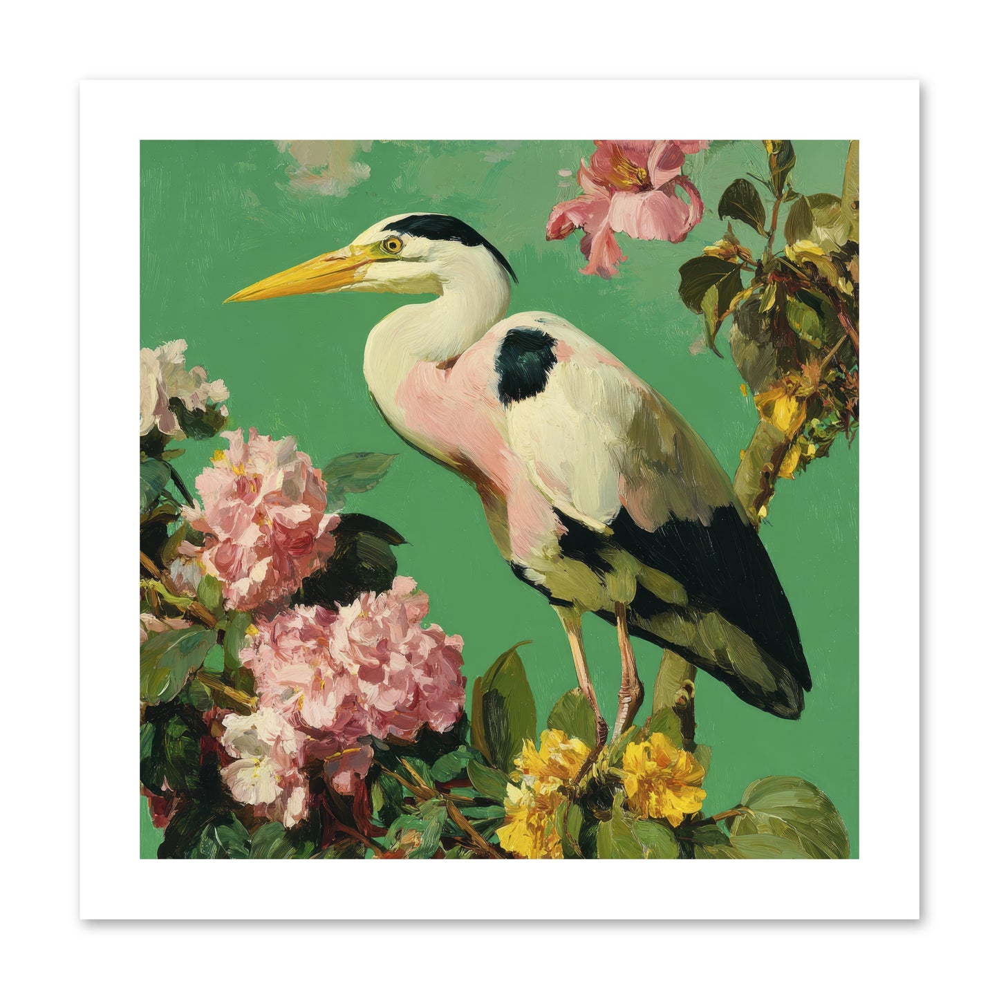 The Guest Who Never Left -- Loose Canvas Print 12x12