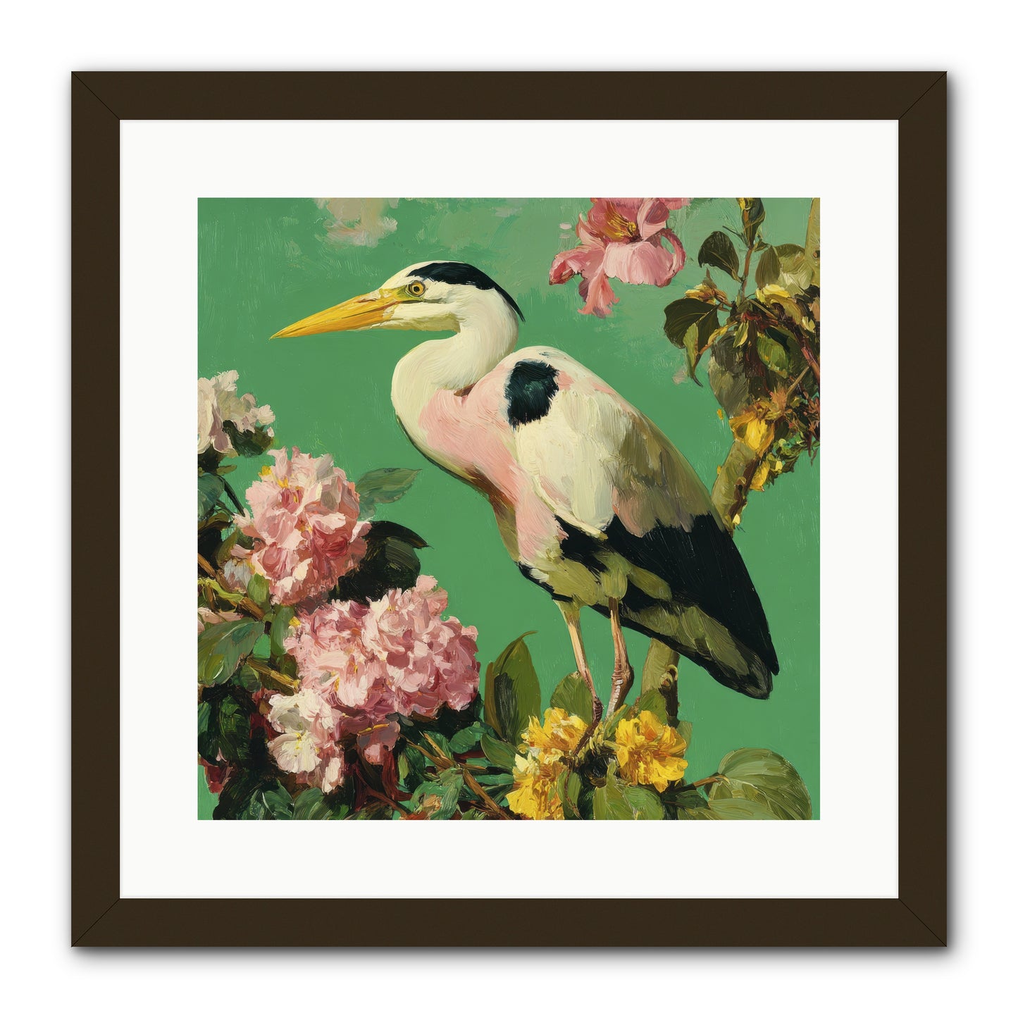 The Guest Who Never Left -- Framed Print - Black 16x16