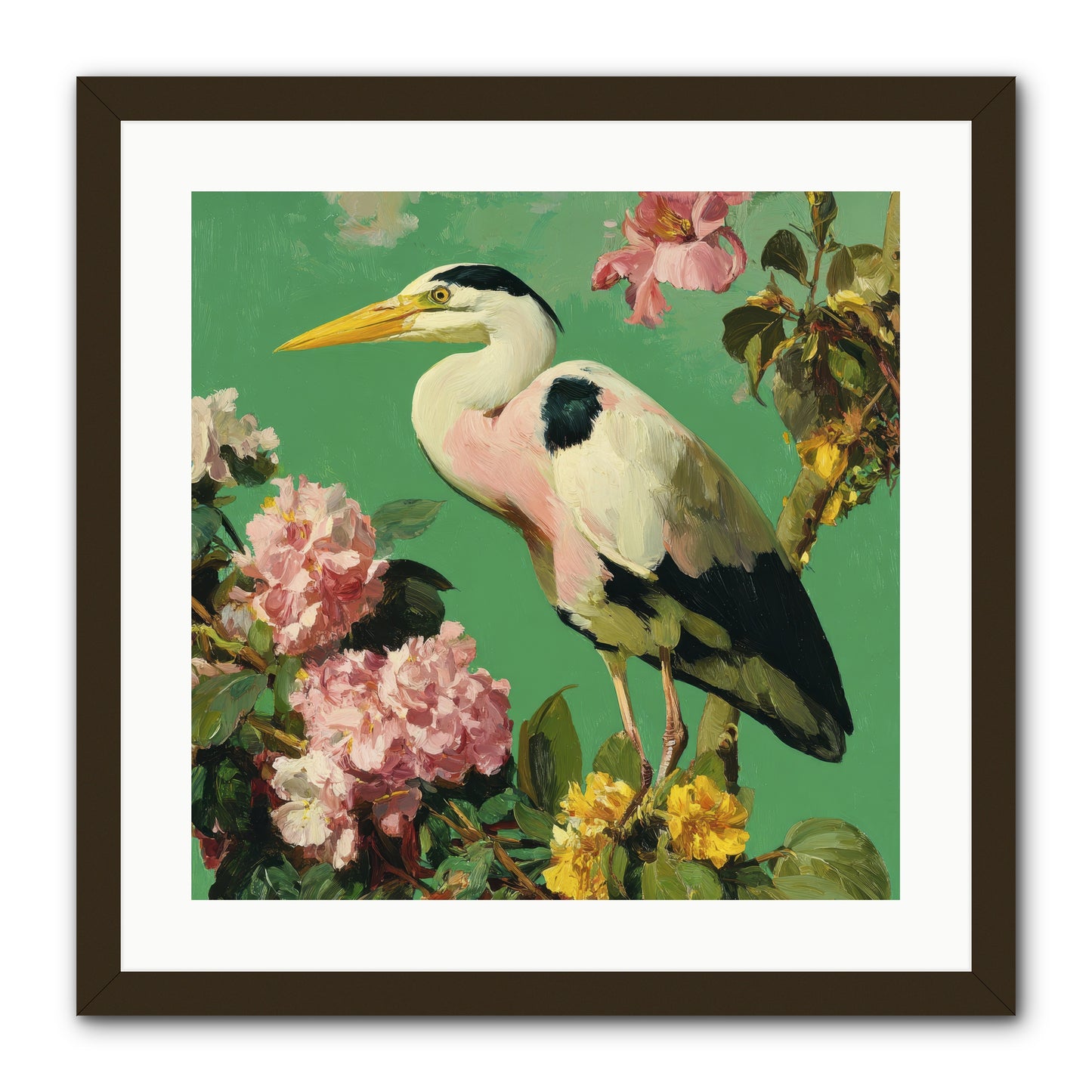 The Guest Who Never Left -- Framed Print - Black 20x20
