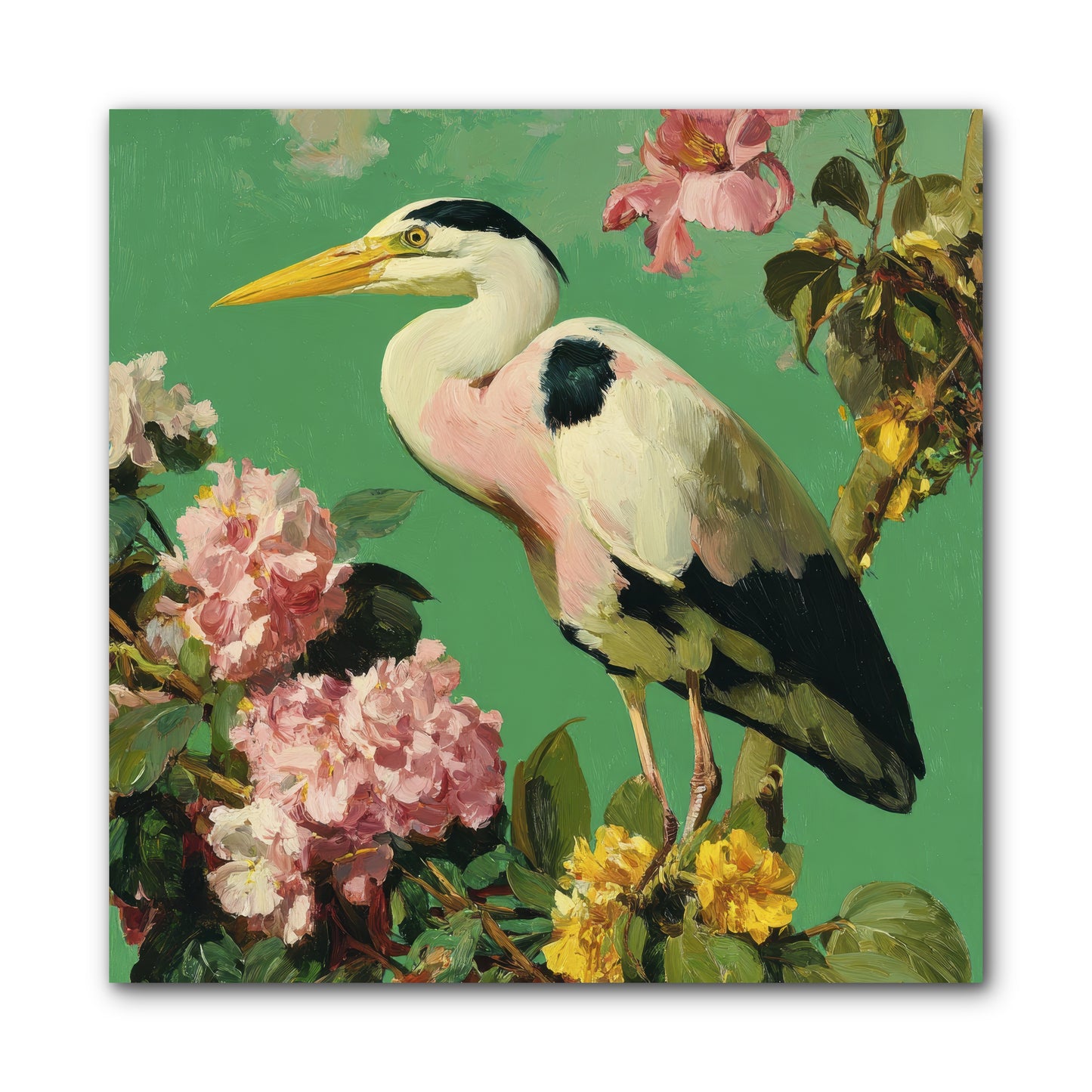The Guest Who Never Left -- Wrapped Canvas 10x10