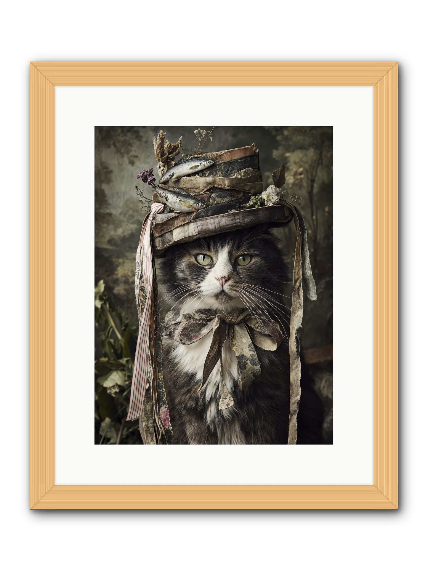 The Happy Beautiful -- Framed Print - Natural 12x16
