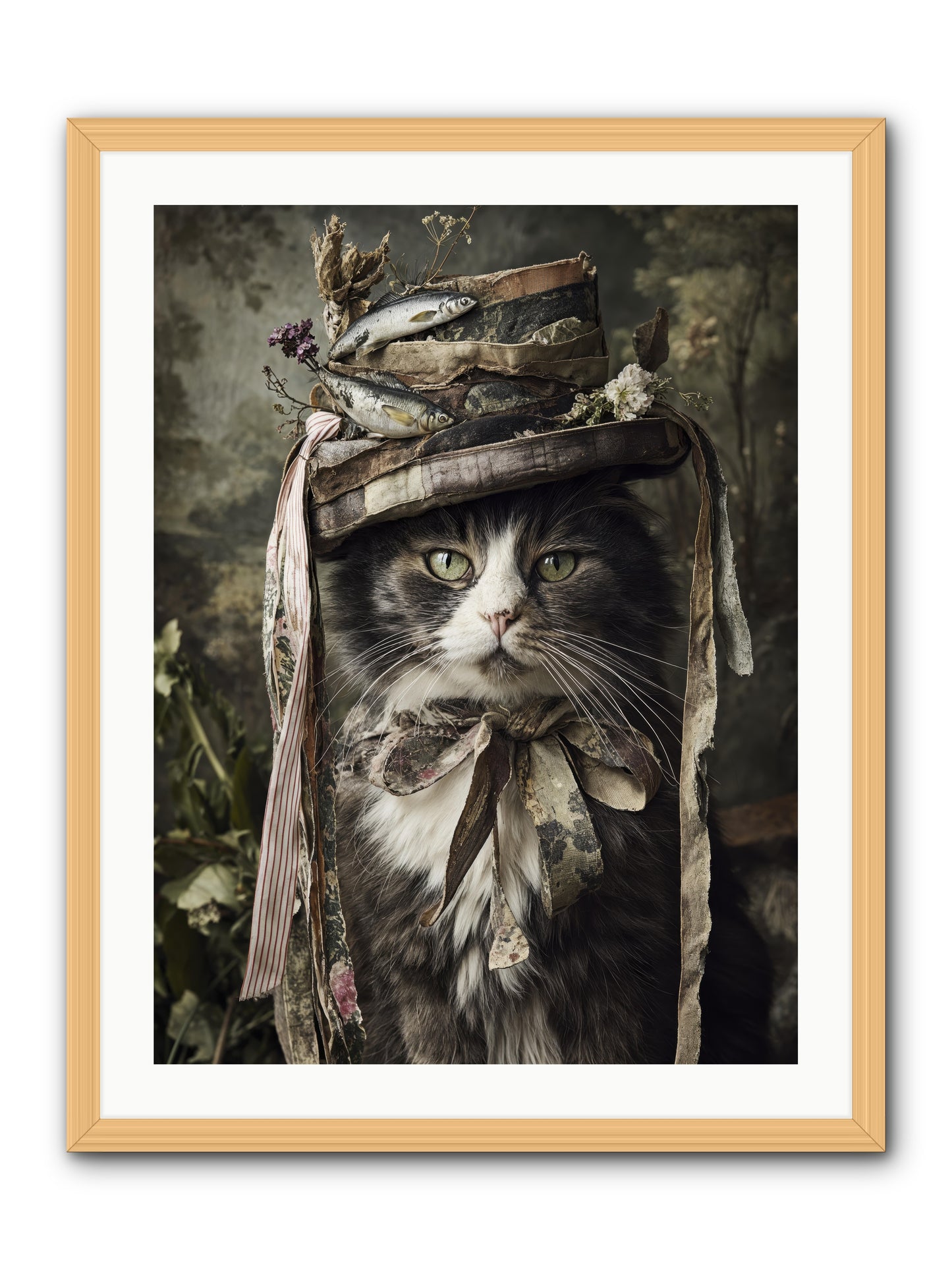 The Happy Beautiful -- Framed Print - Natural 24x32