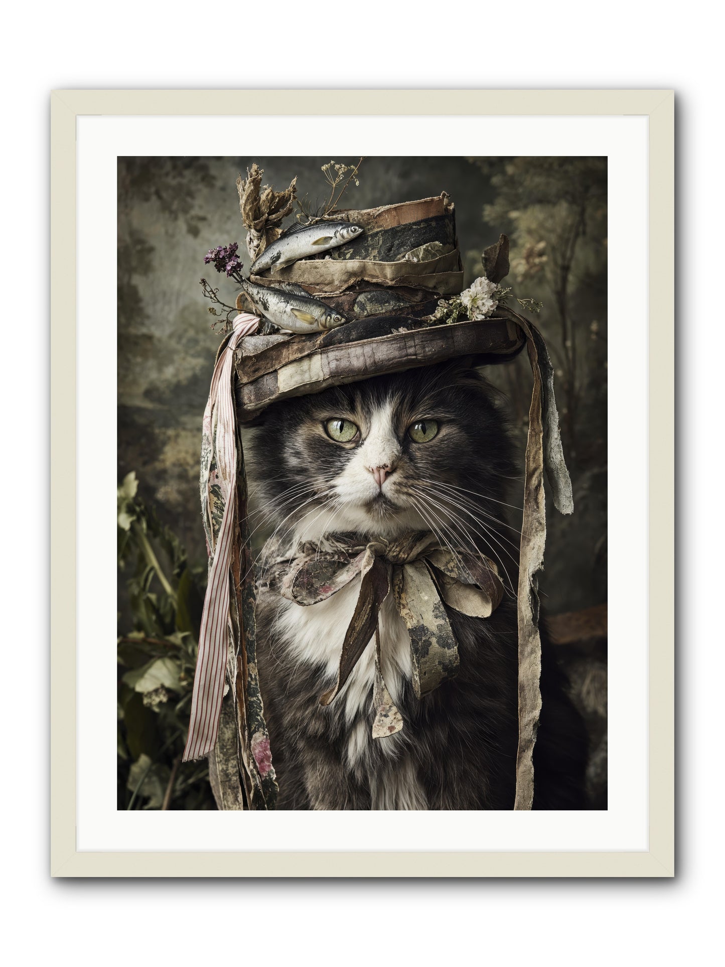 The Happy Beautiful -- Framed Print - White 24x32