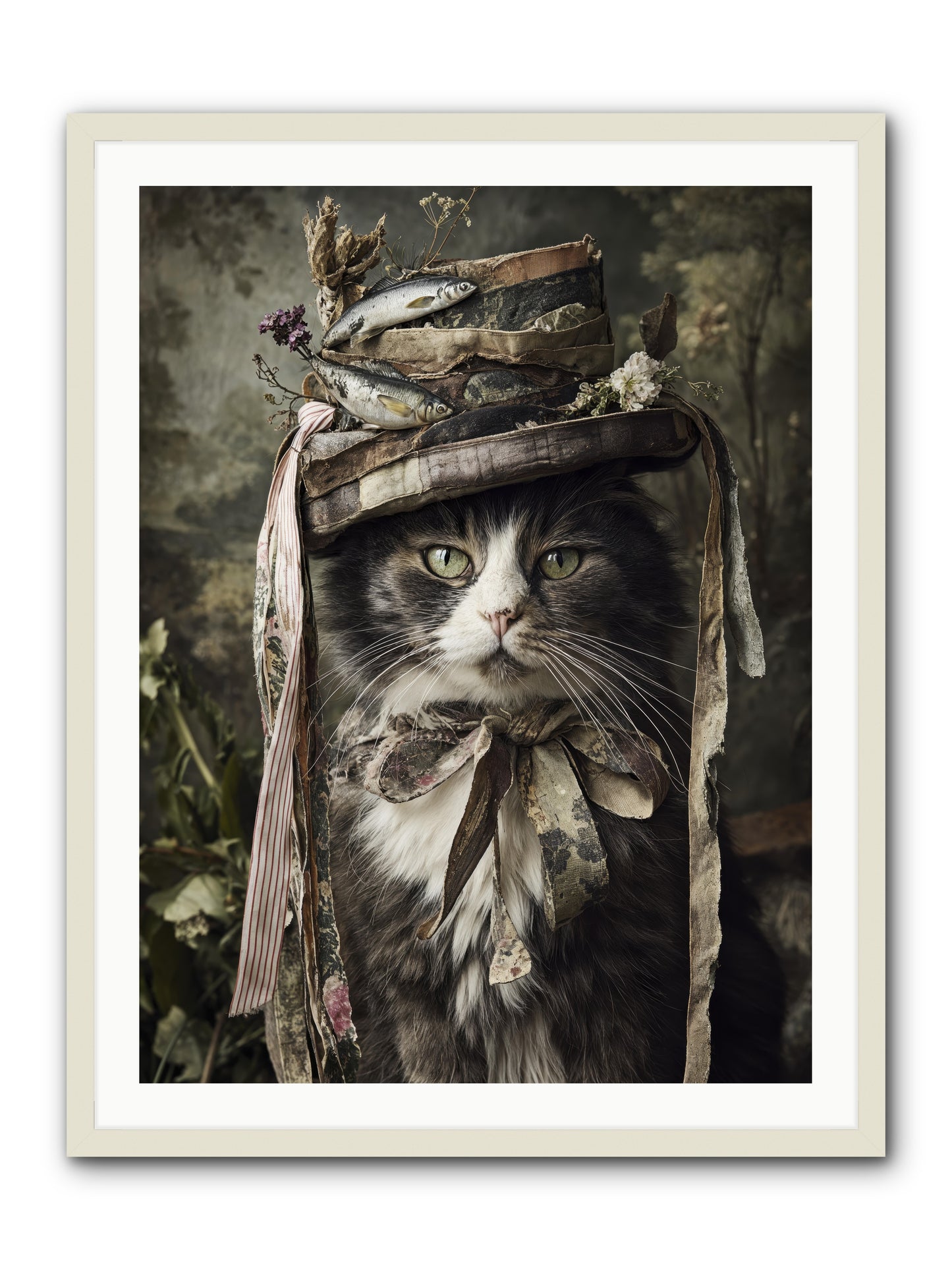 The Happy Beautiful -- Framed Print - White 30x40