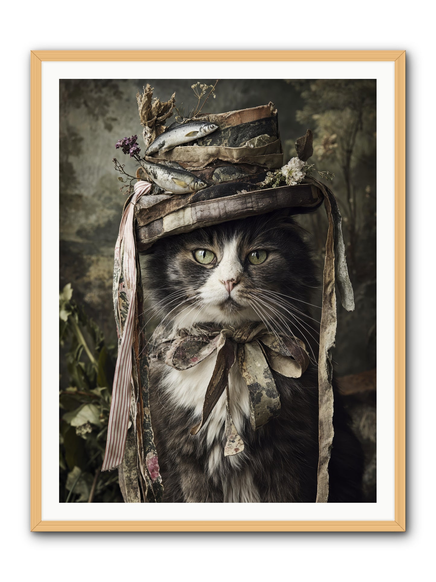 The Happy Beautiful -- Framed Print - Natural 36x48