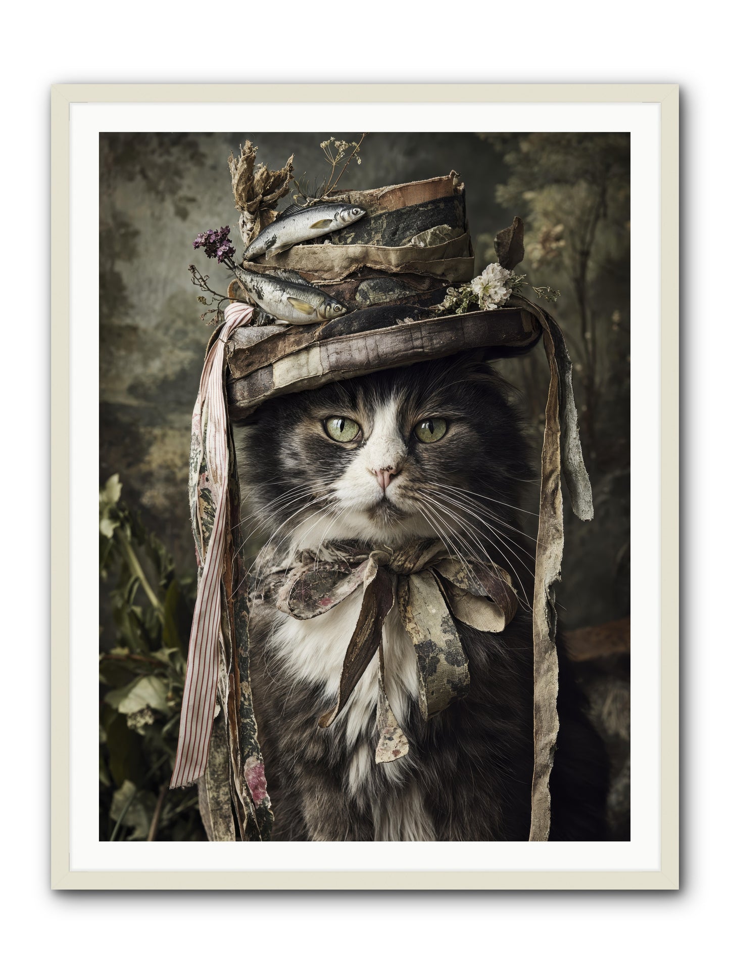 The Happy Beautiful -- Framed Print - White 36x48