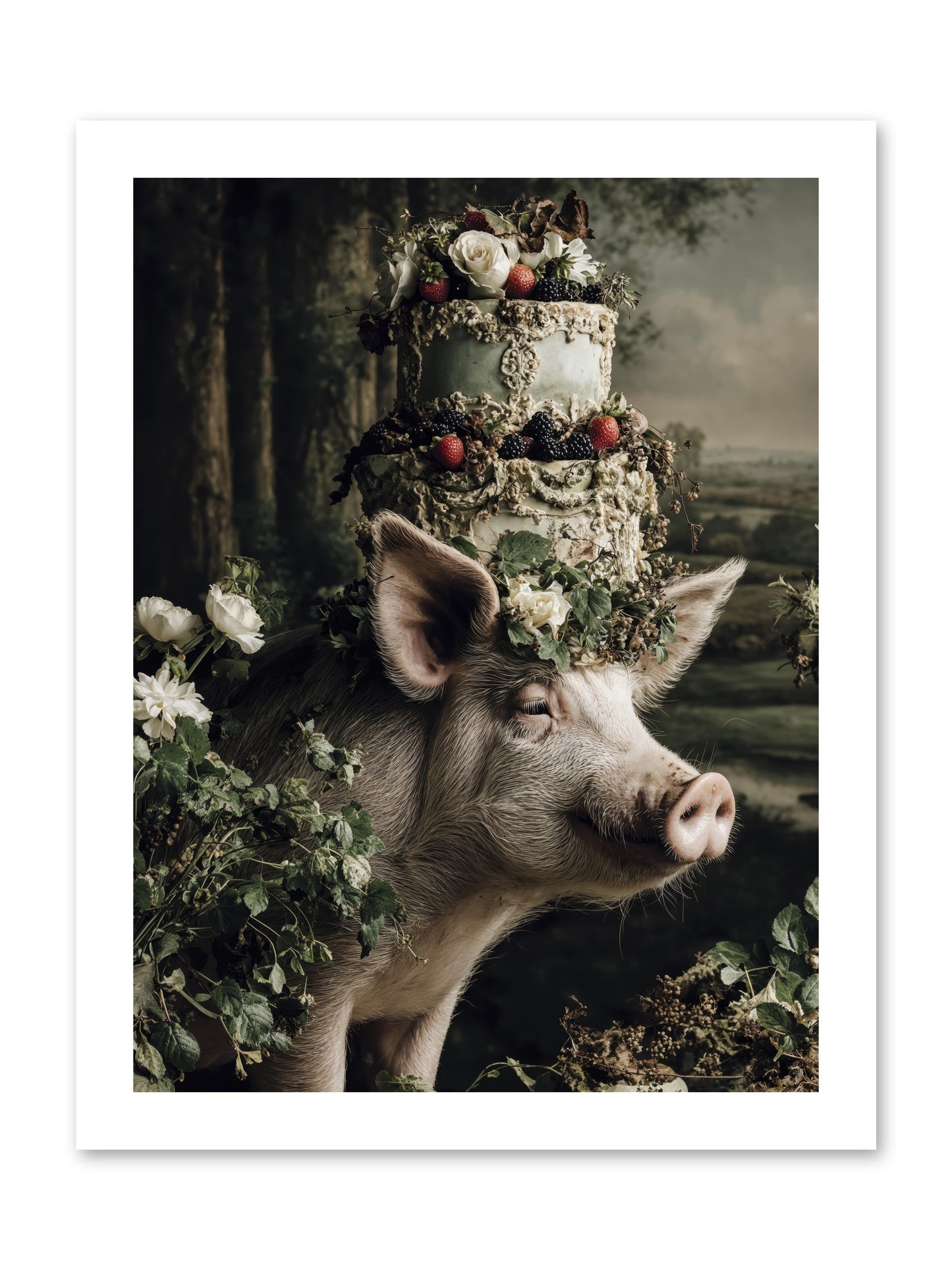 The Happy Proclamation -- Paper Print 12x16