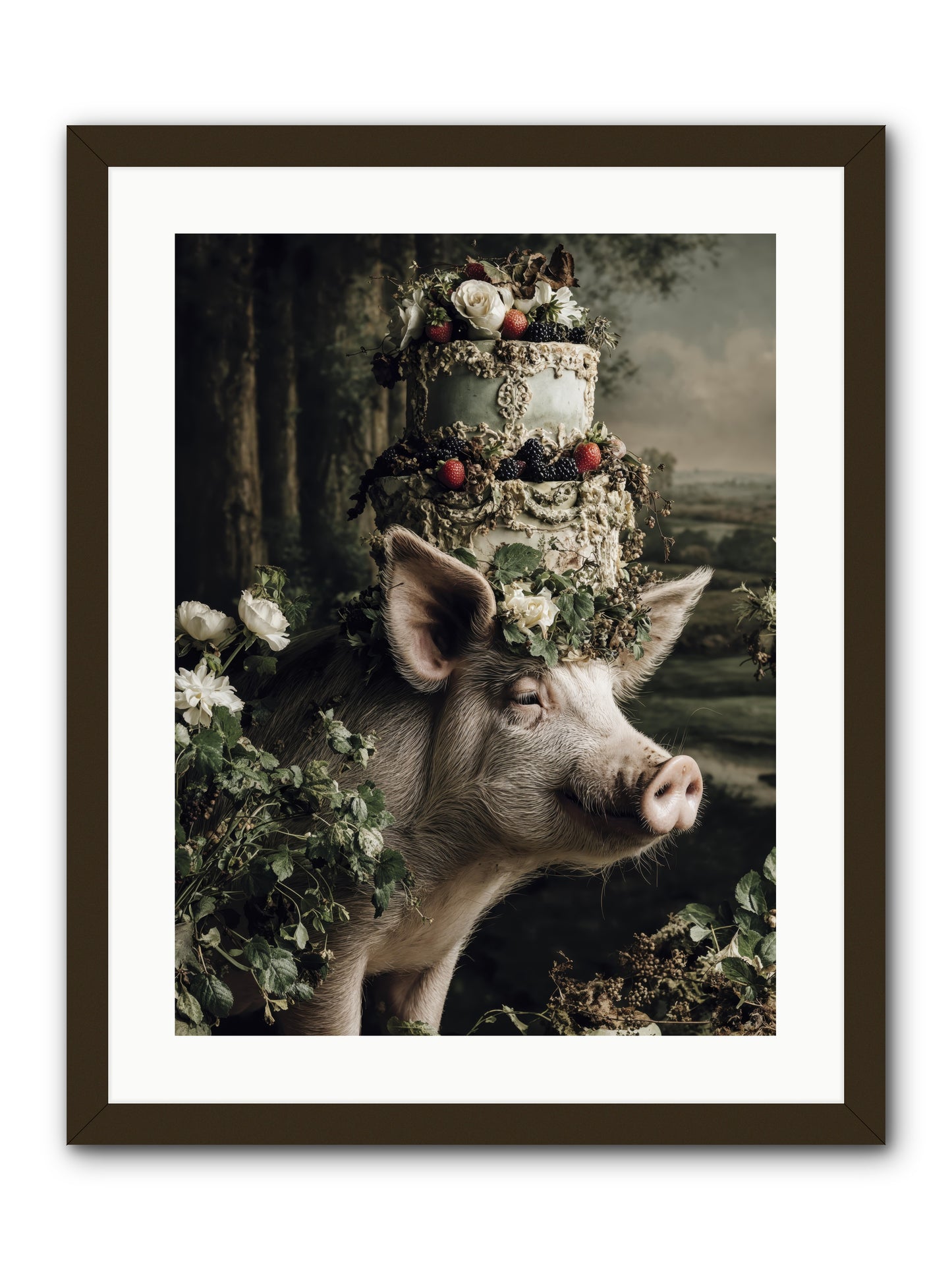 The Happy Proclamation -- Framed Print - Black 18x24