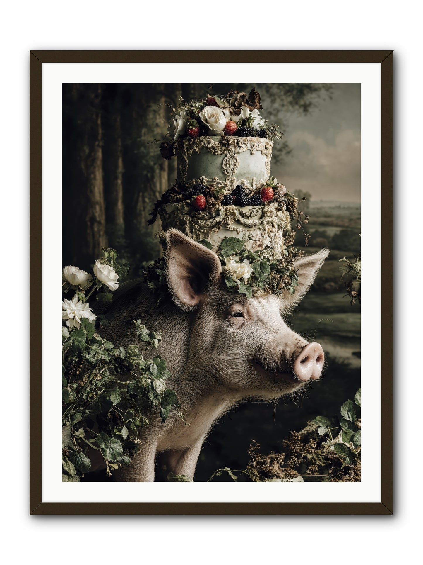 The Happy Proclamation -- Framed Print - Black 30x40