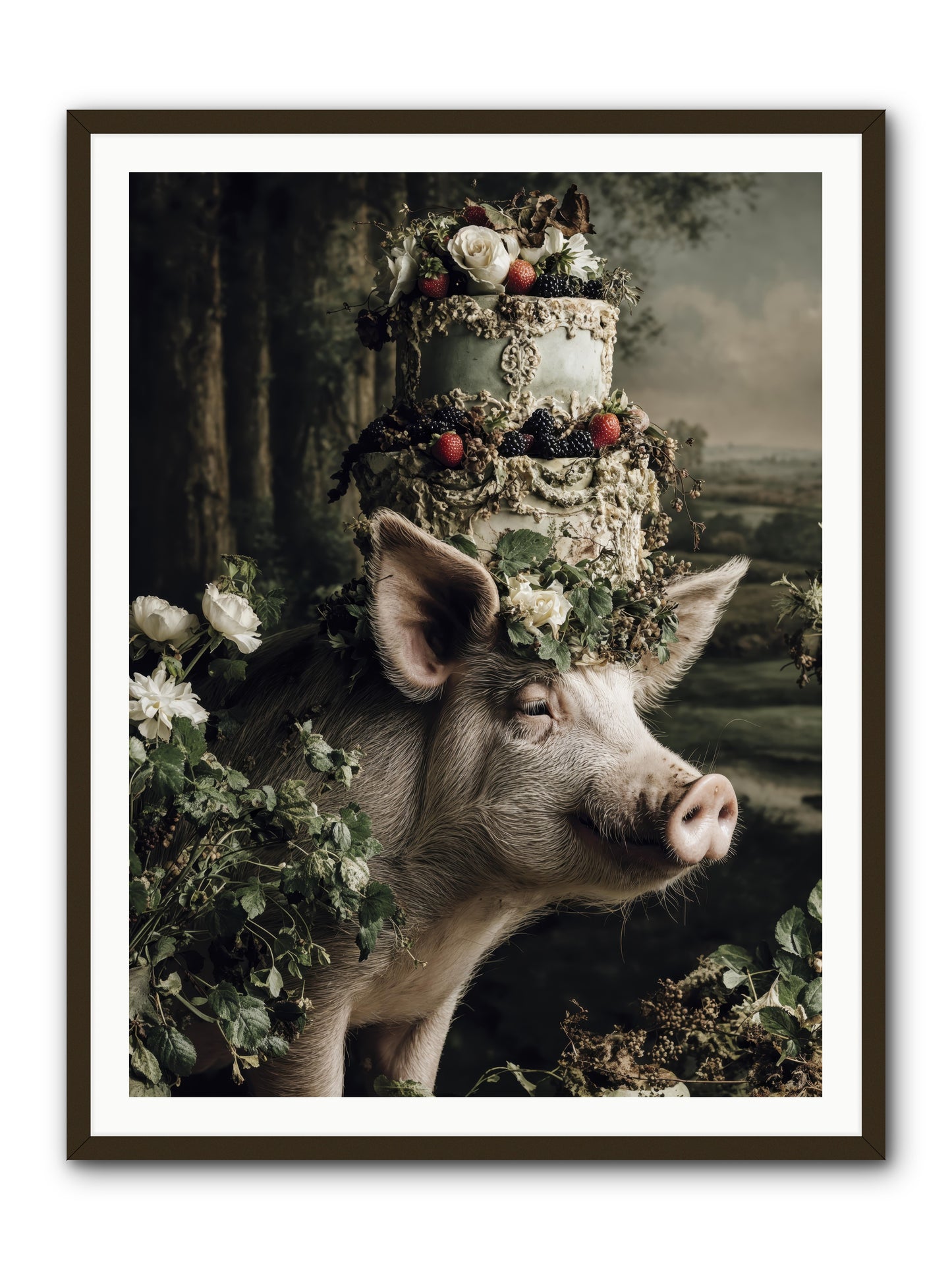 The Happy Proclamation -- Framed Print - Black 36x48