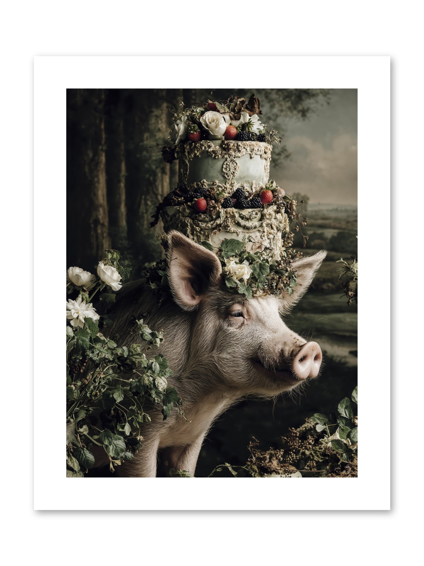 The Happy Proclamation -- Paper Print 9x12