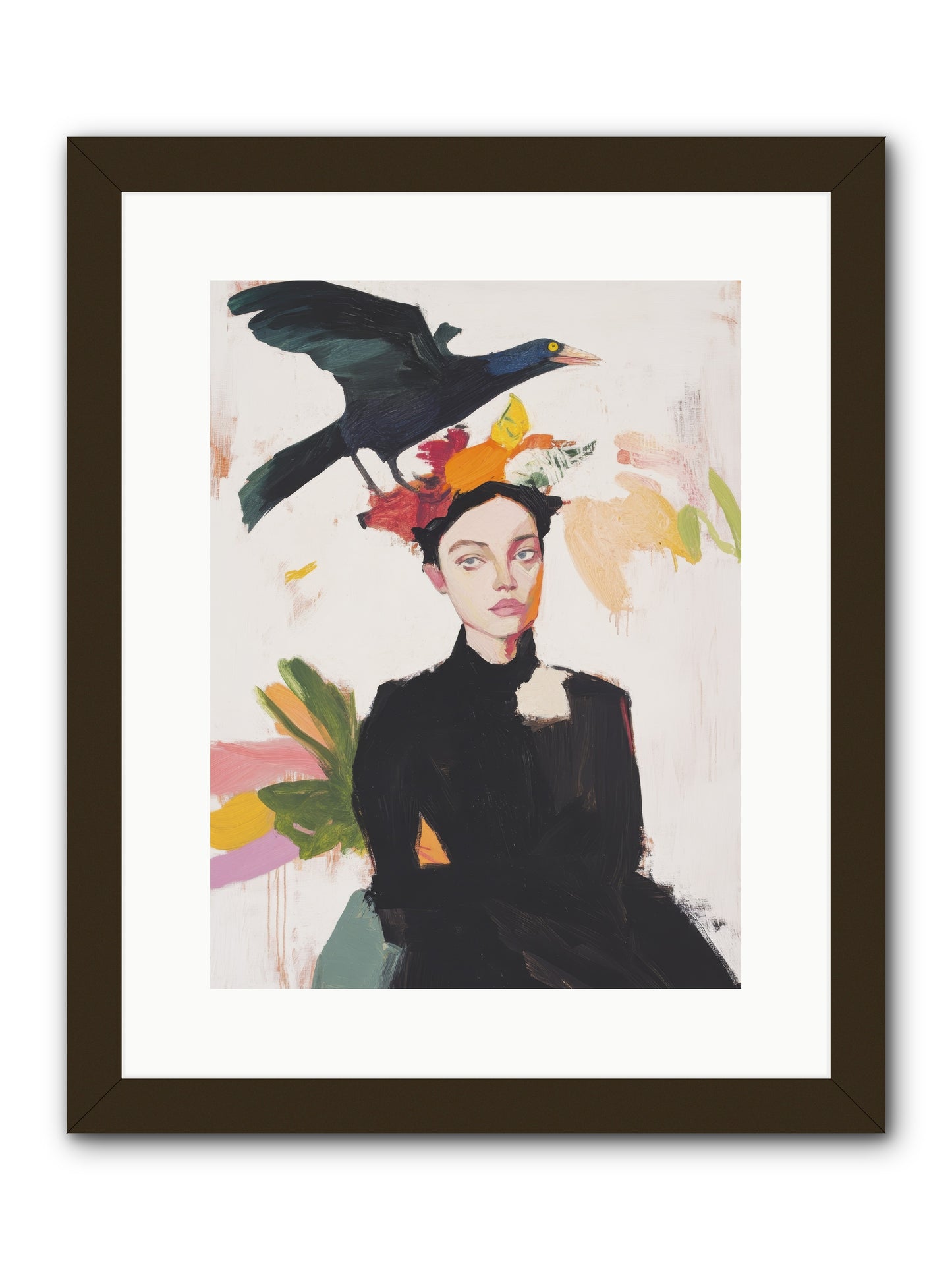 The Heart That Counts Stars -- Framed Print - Black 12x16