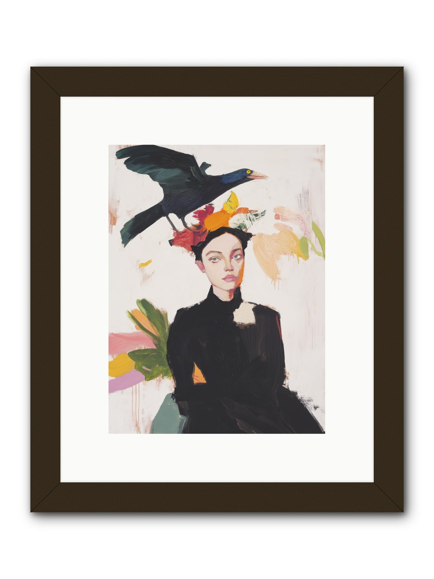 The Heart That Counts Stars -- Framed Print - Black 9x12