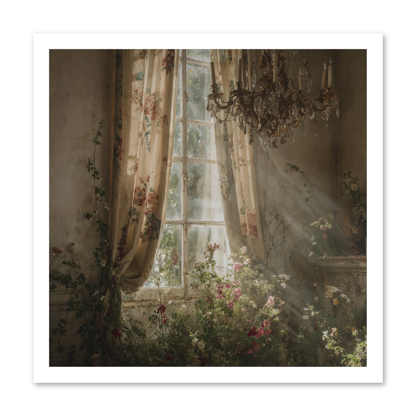 The Hidden Bloom -- Loose Canvas Print 20x20