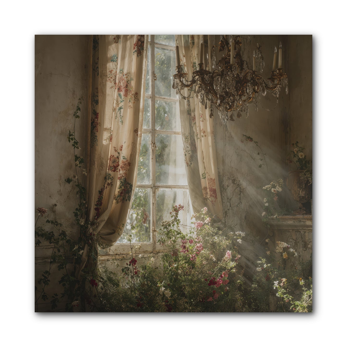 The Hidden Bloom -- Wrapped Canvas 10x10