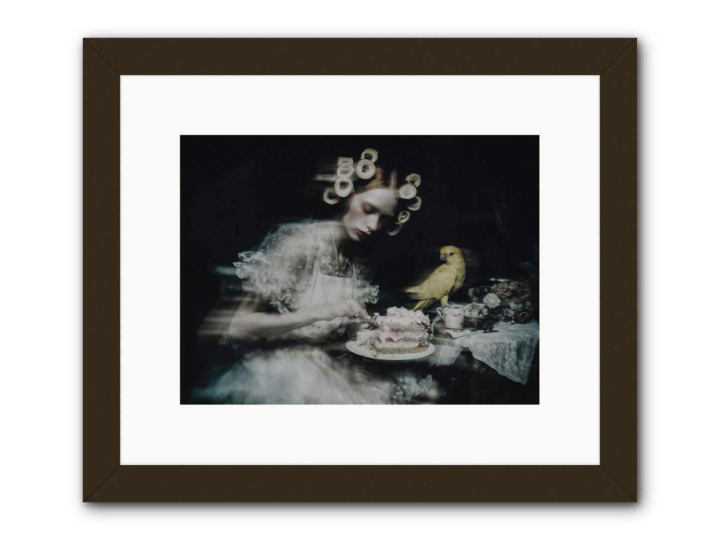 The Hidden Radiance -- Framed Print - Black 12x9