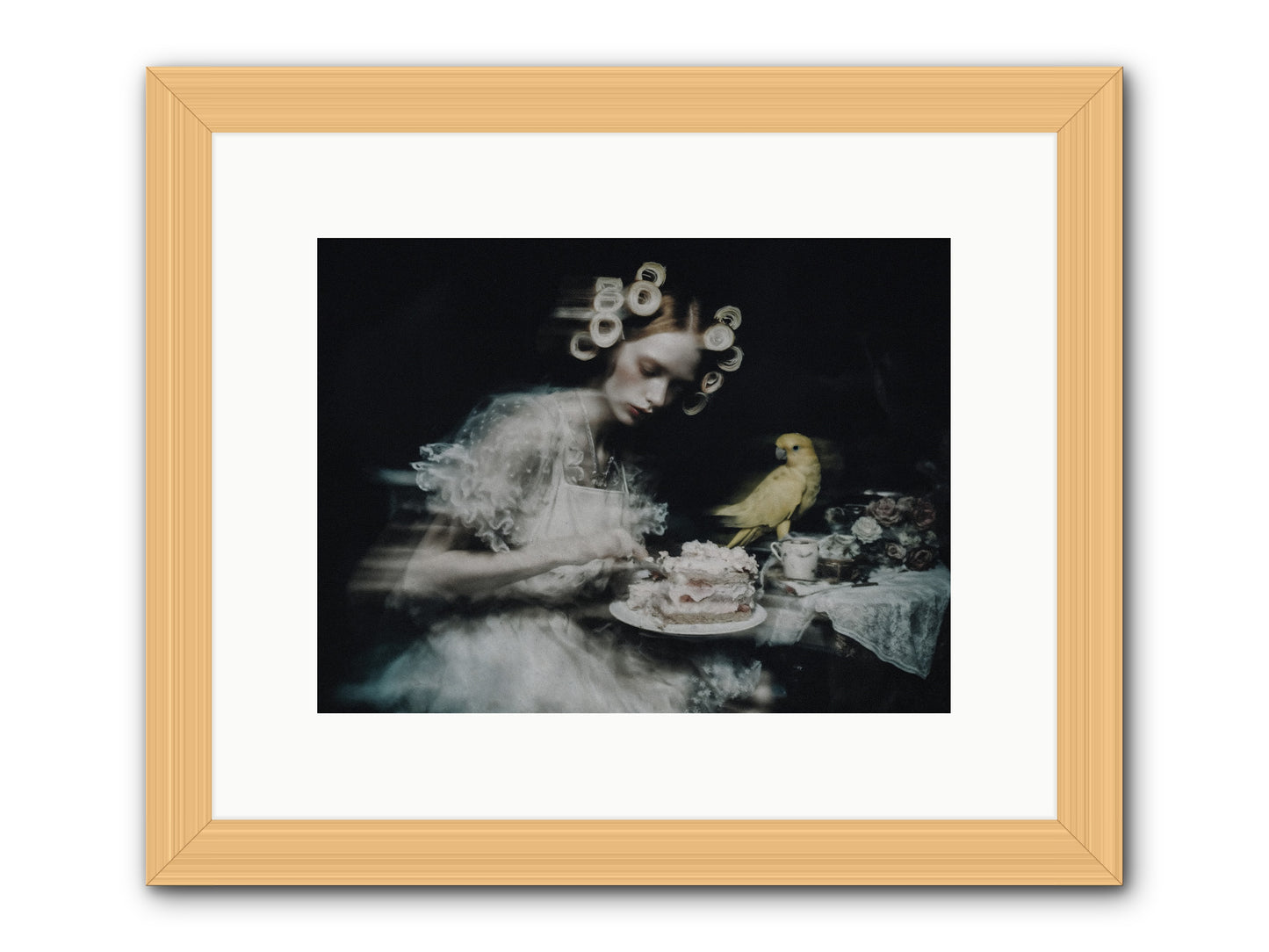 The Hidden Radiance -- Framed Print - Natural 12x9