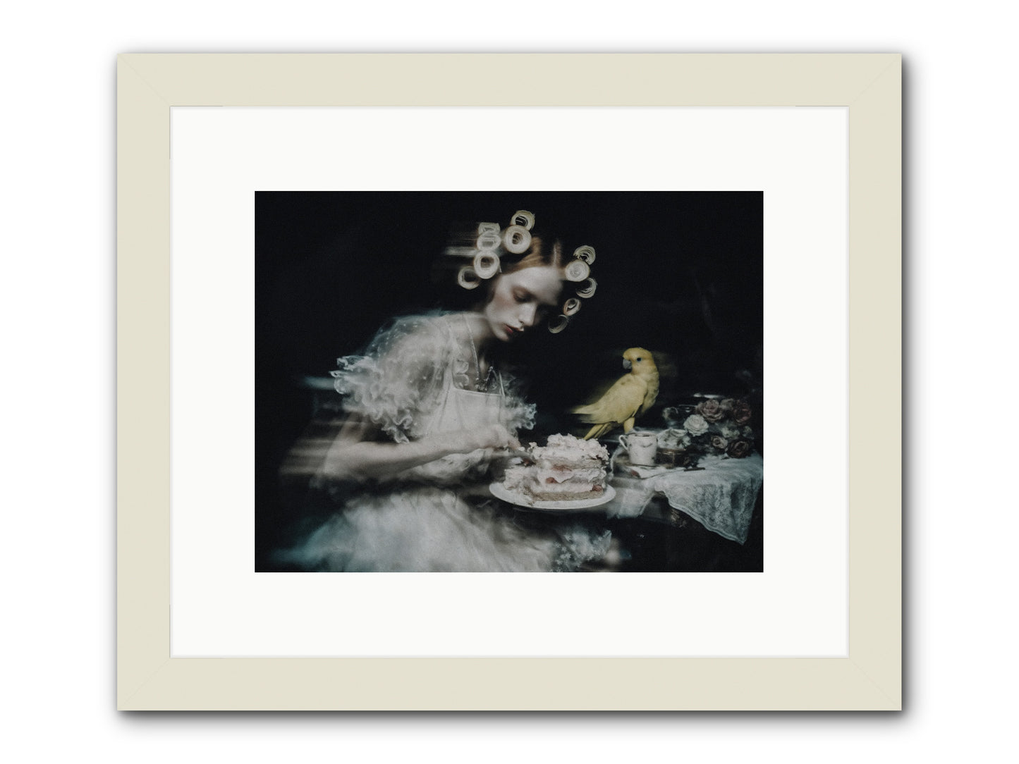 The Hidden Radiance -- Framed Print - White 12x9