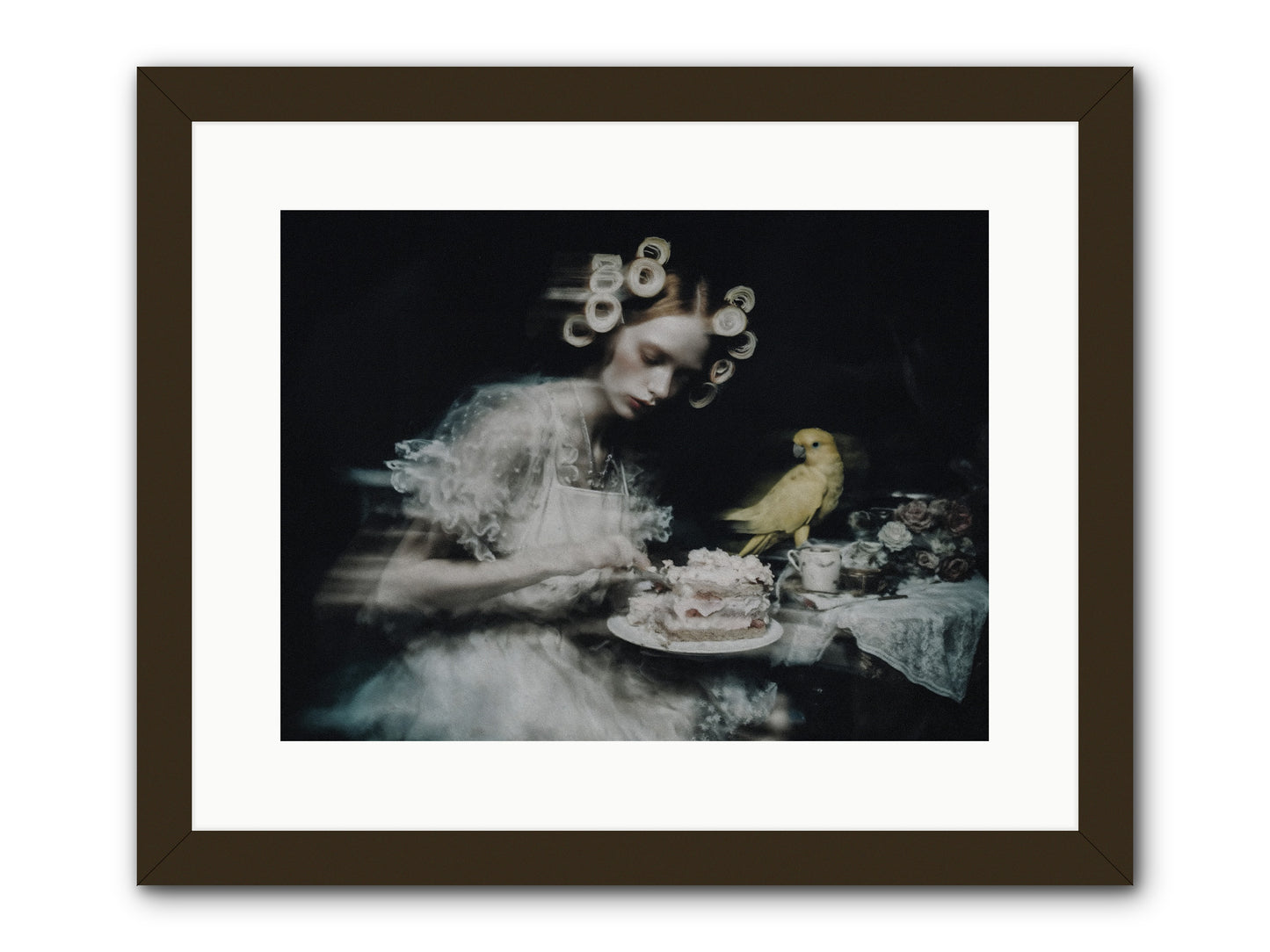 The Hidden Radiance -- Framed Print - Black 16x12